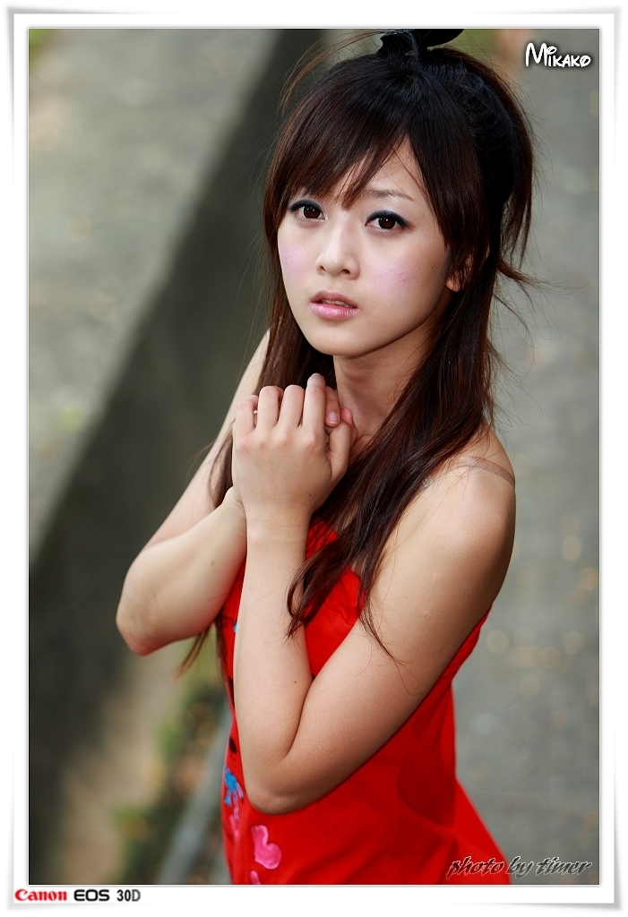 台湾妹子 果子@東海大學外拍