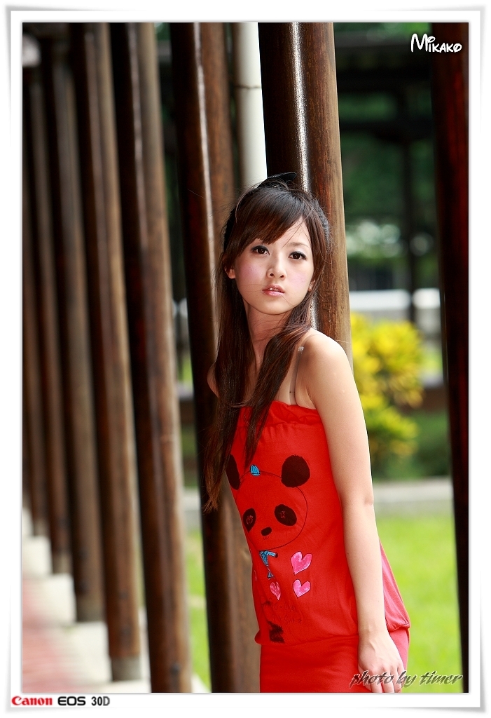 台湾妹子 果子@東海大學外拍