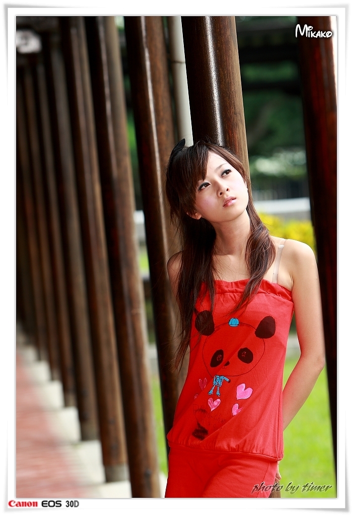 台湾妹子 果子@東海大學外拍