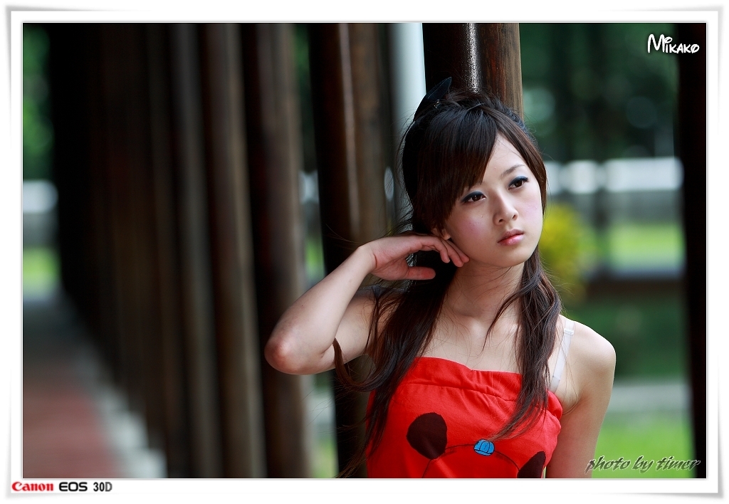 台湾妹子 果子@東海大學外拍