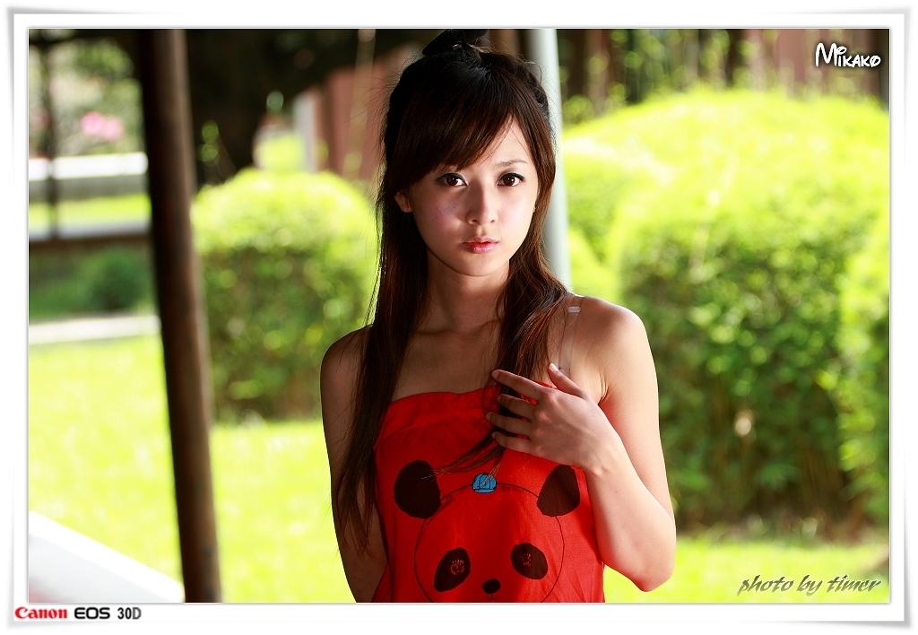 台湾妹子 果子@東海大學外拍