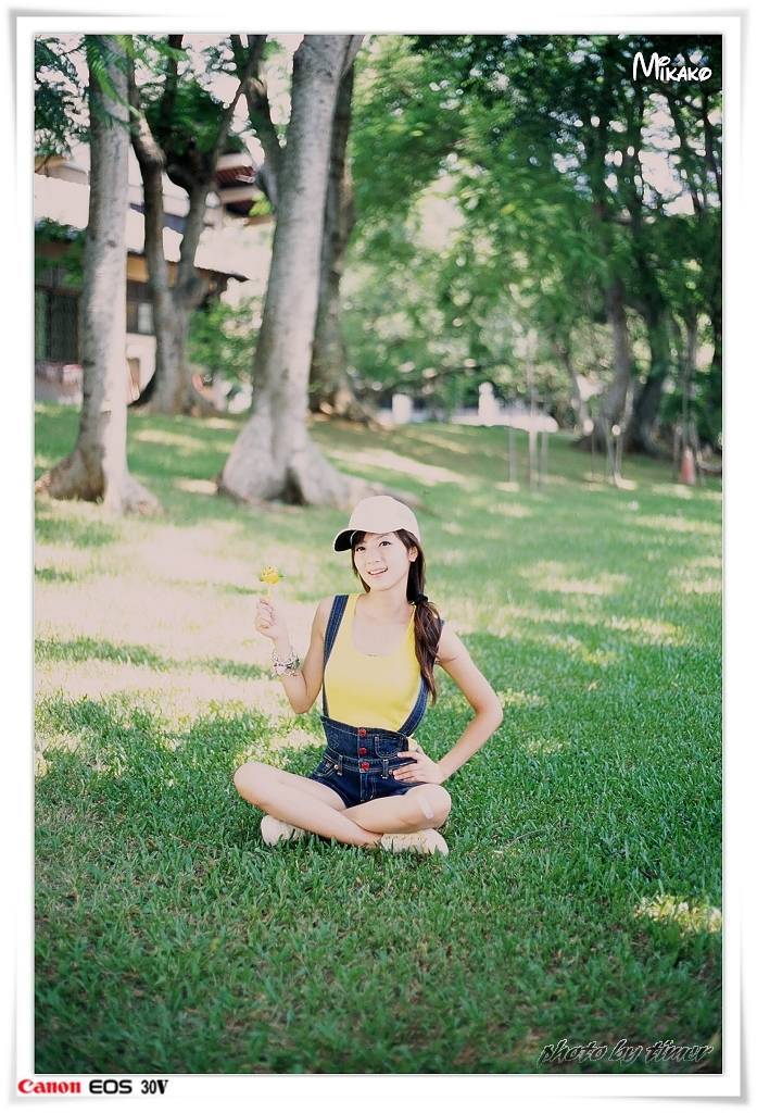 台湾妹子 果子@東海大學外拍