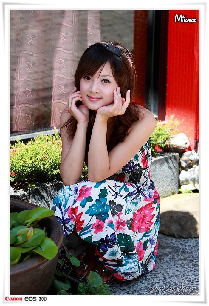 台湾妹子 果子@東海大學外拍