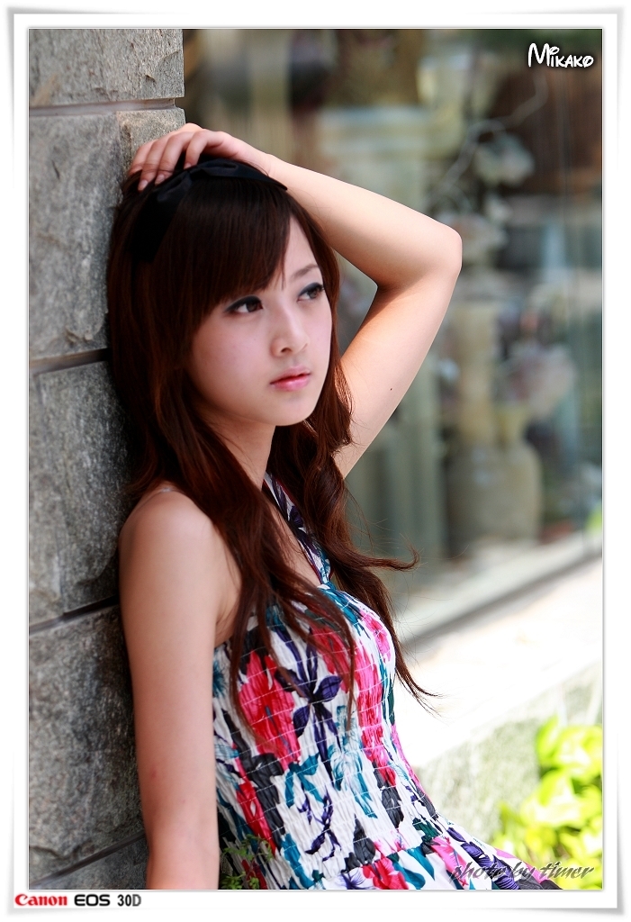 台湾妹子 果子@東海大學外拍