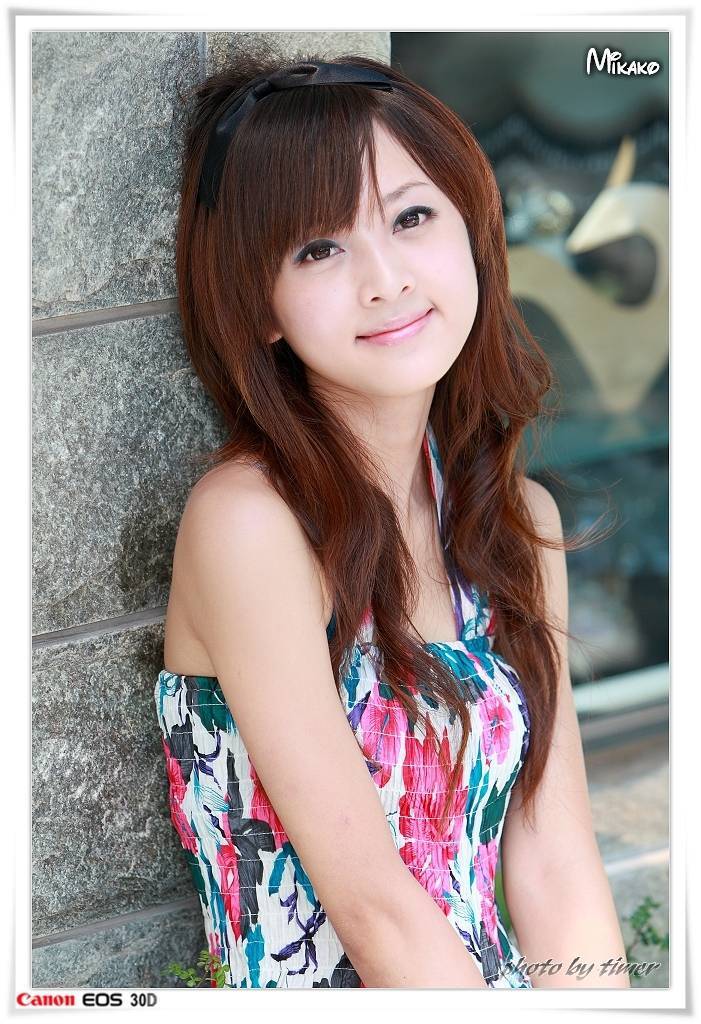 台湾妹子 果子@東海大學外拍