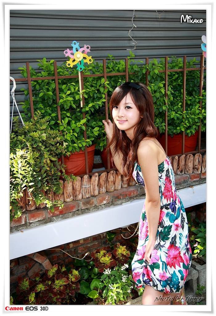 台湾妹子 果子@東海大學外拍