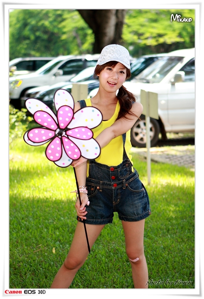 台湾妹子 果子@東海大學外拍