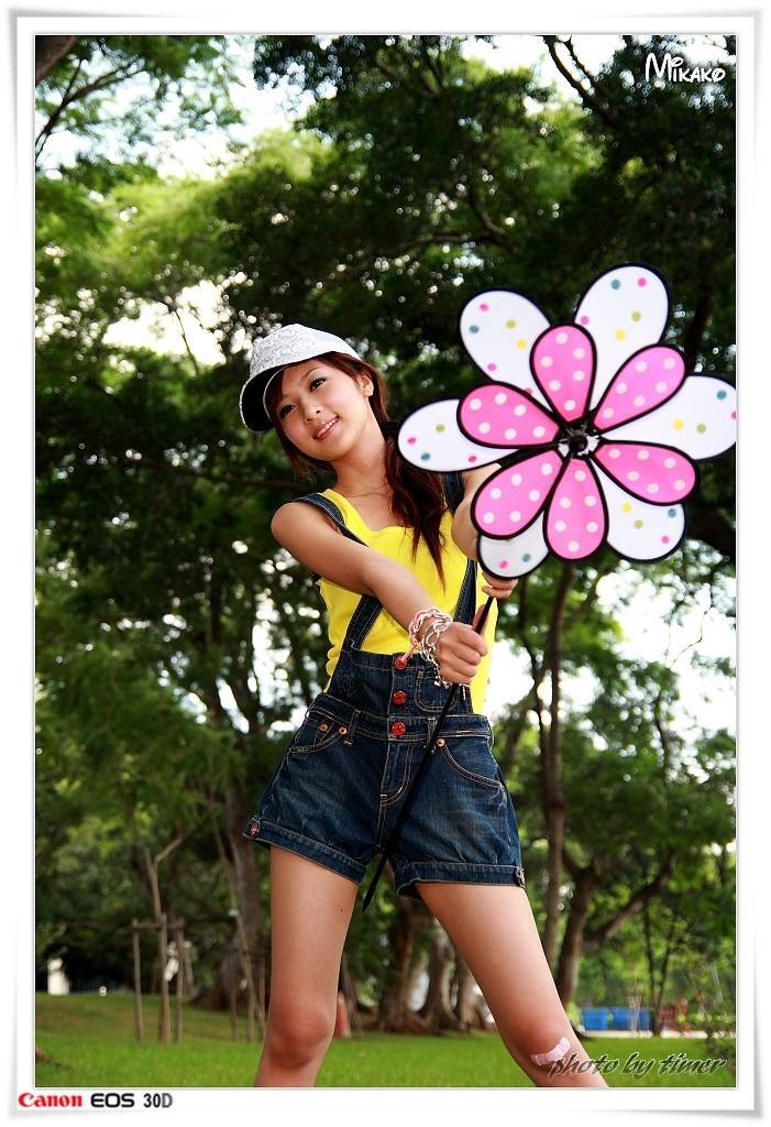 台湾妹子 果子@東海大學外拍