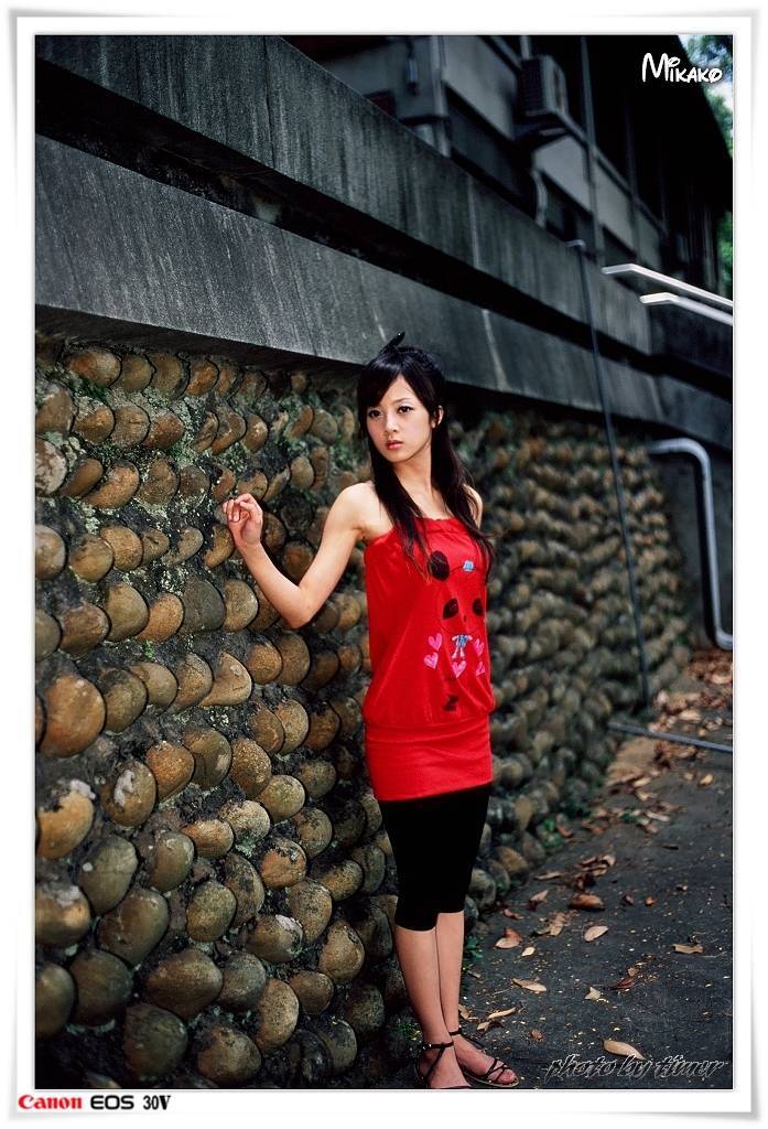 台湾妹子 果子@東海大學外拍