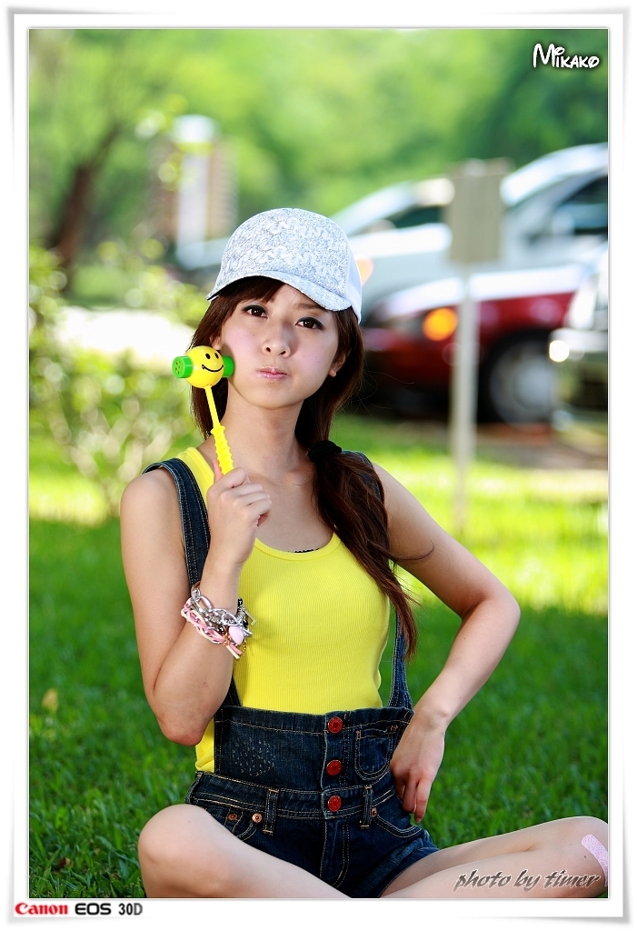 台湾妹子 果子@東海大學外拍