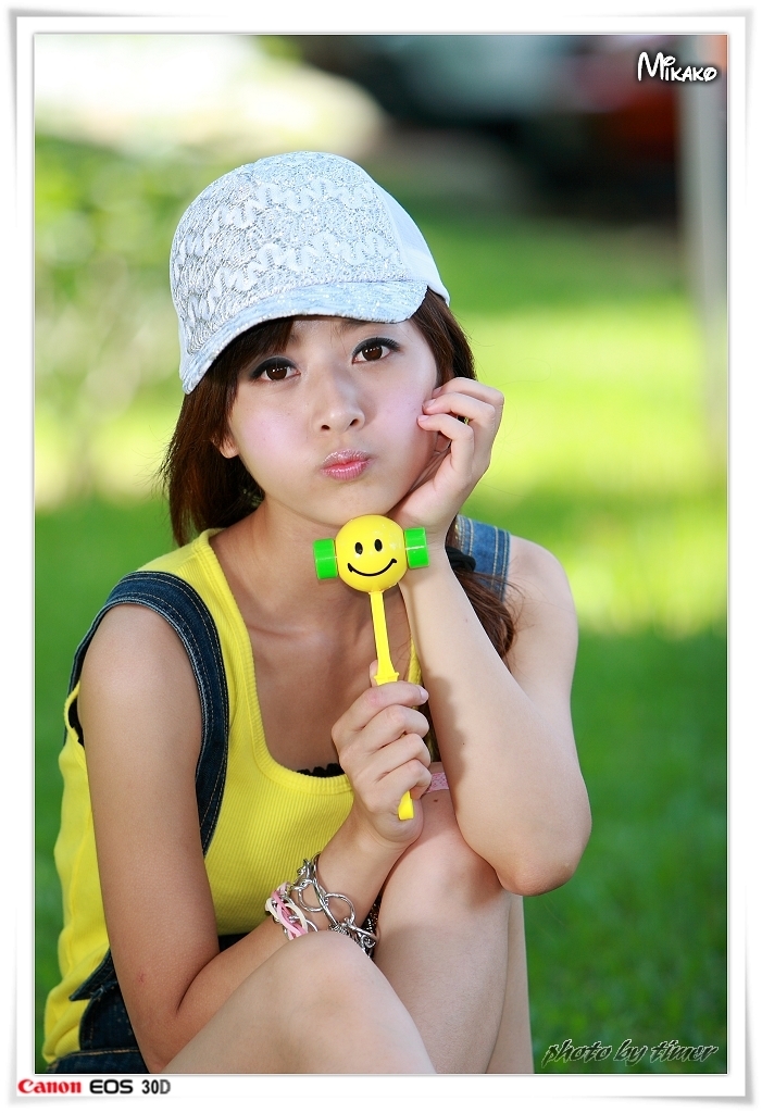 台湾妹子 果子@東海大學外拍