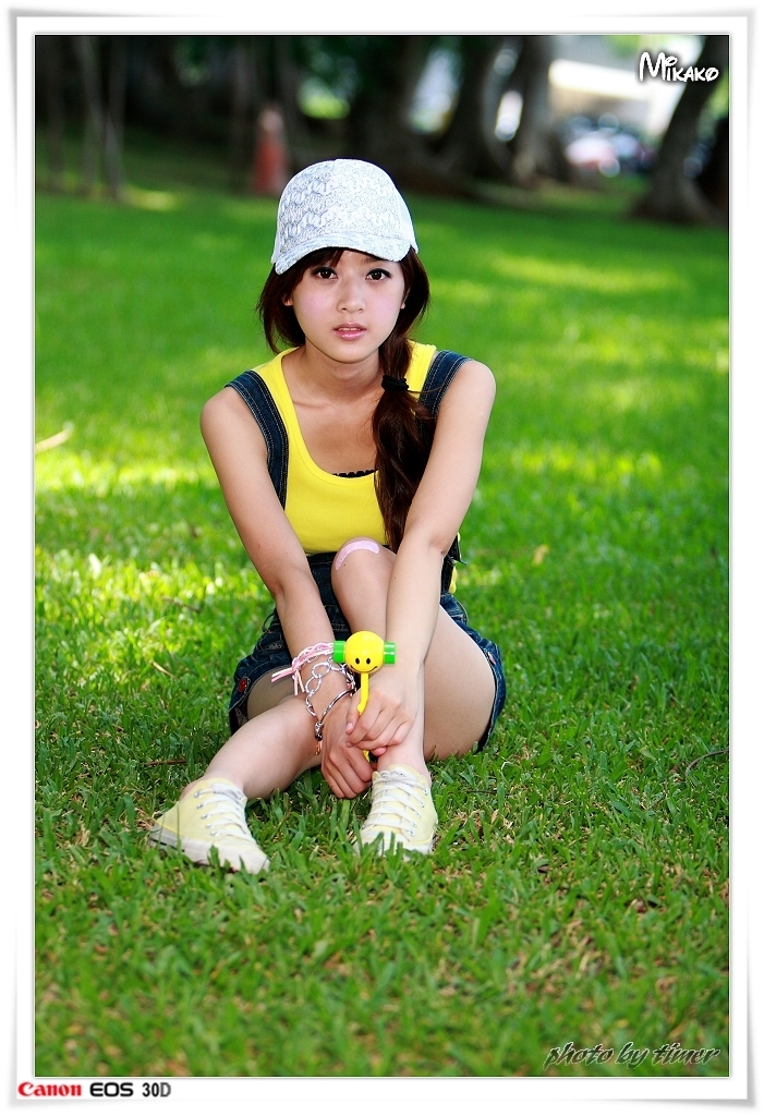 台湾妹子 果子@東海大學外拍