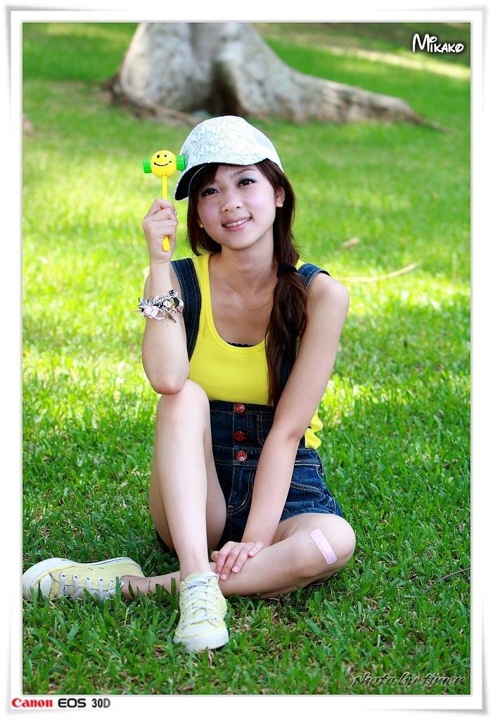 台湾妹子 果子@東海大學外拍