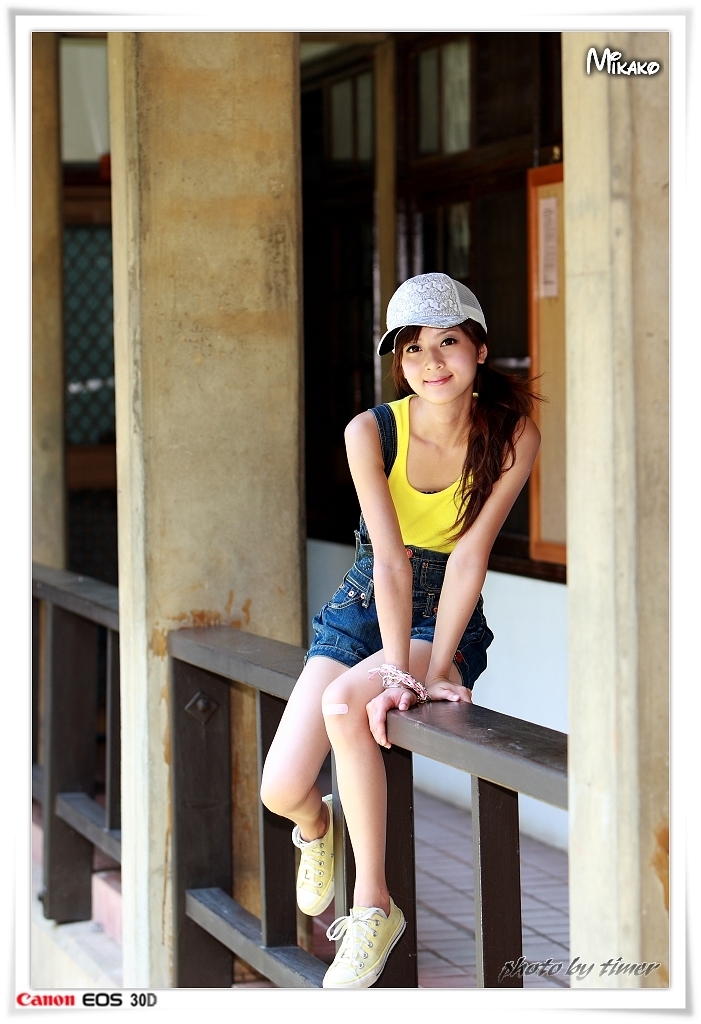 台湾妹子 果子@東海大學外拍