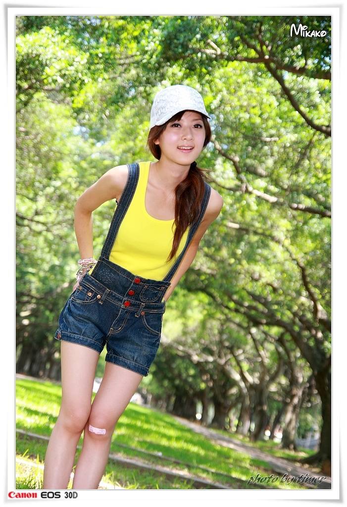 台湾妹子 果子@東海大學外拍