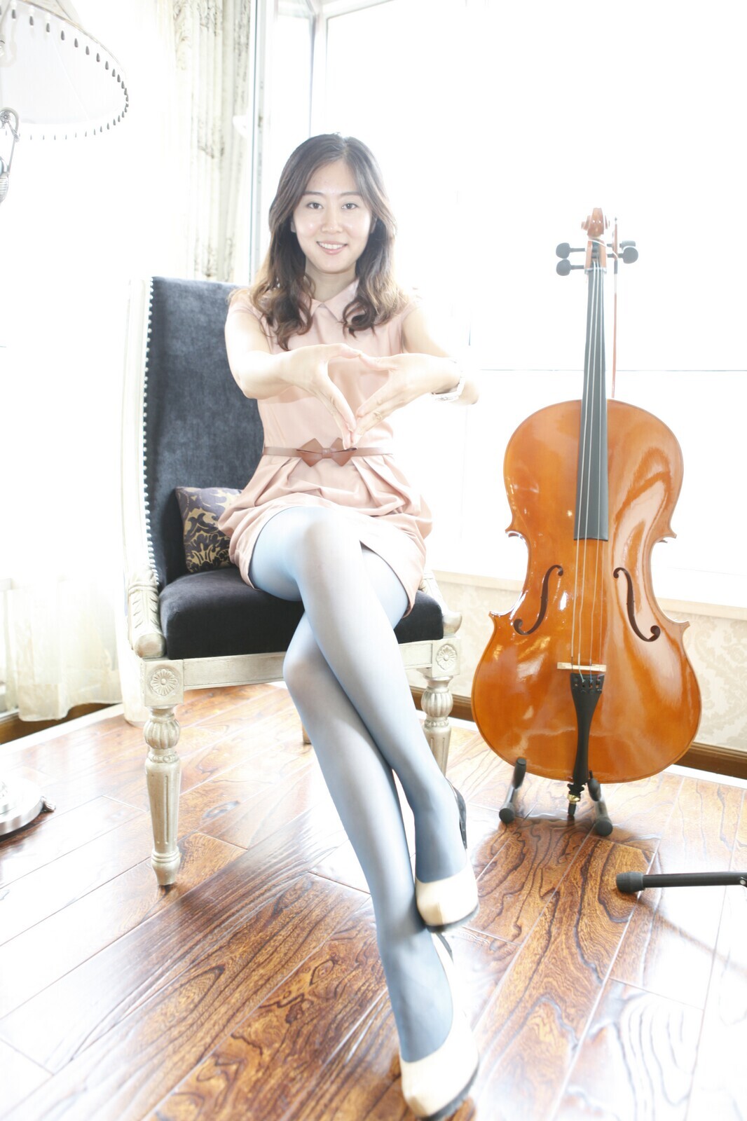 [网络收集] 2013.12.18 素裙紫丝 安静淡雅 很有气质的女生