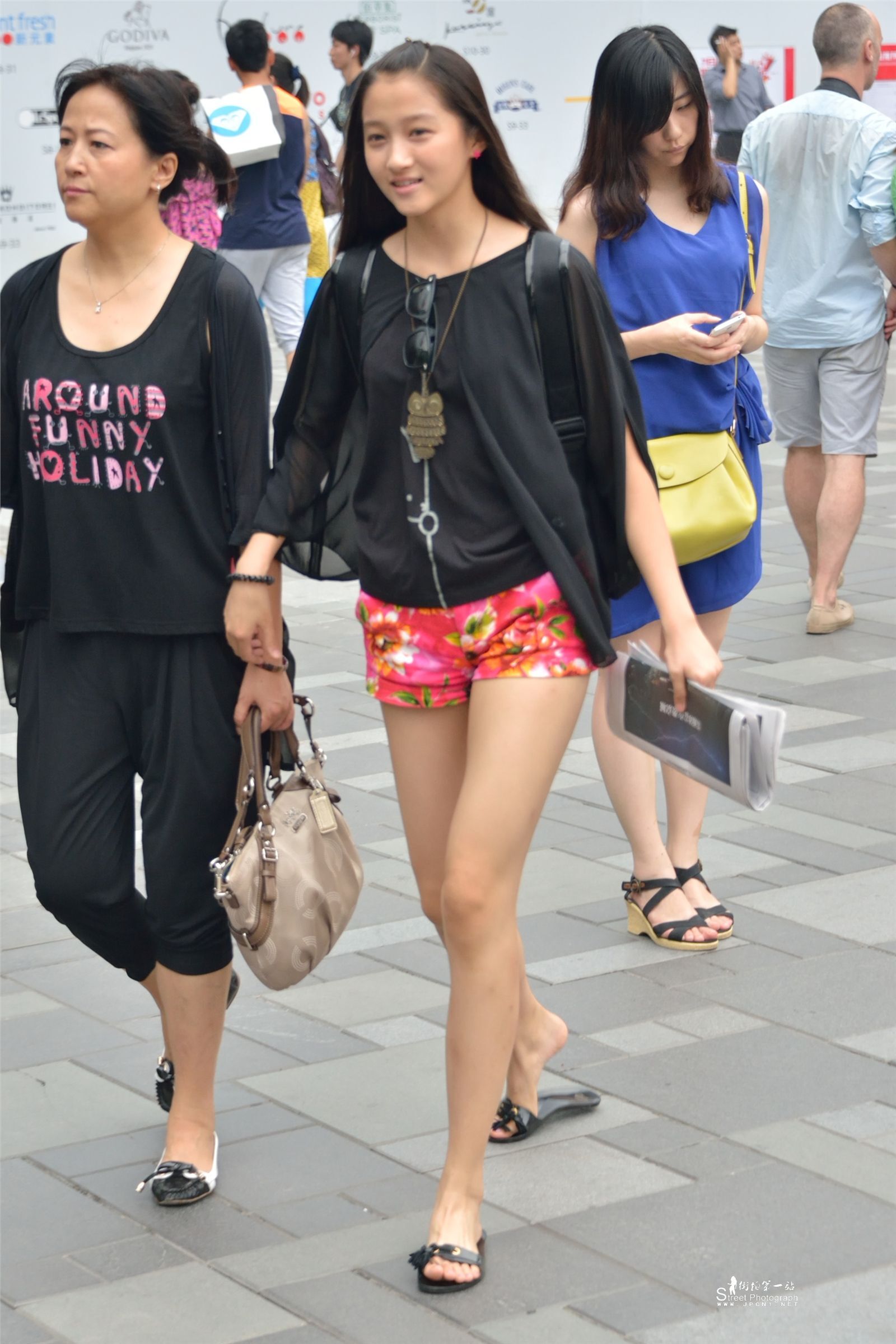 原创街拍丝袜美女041