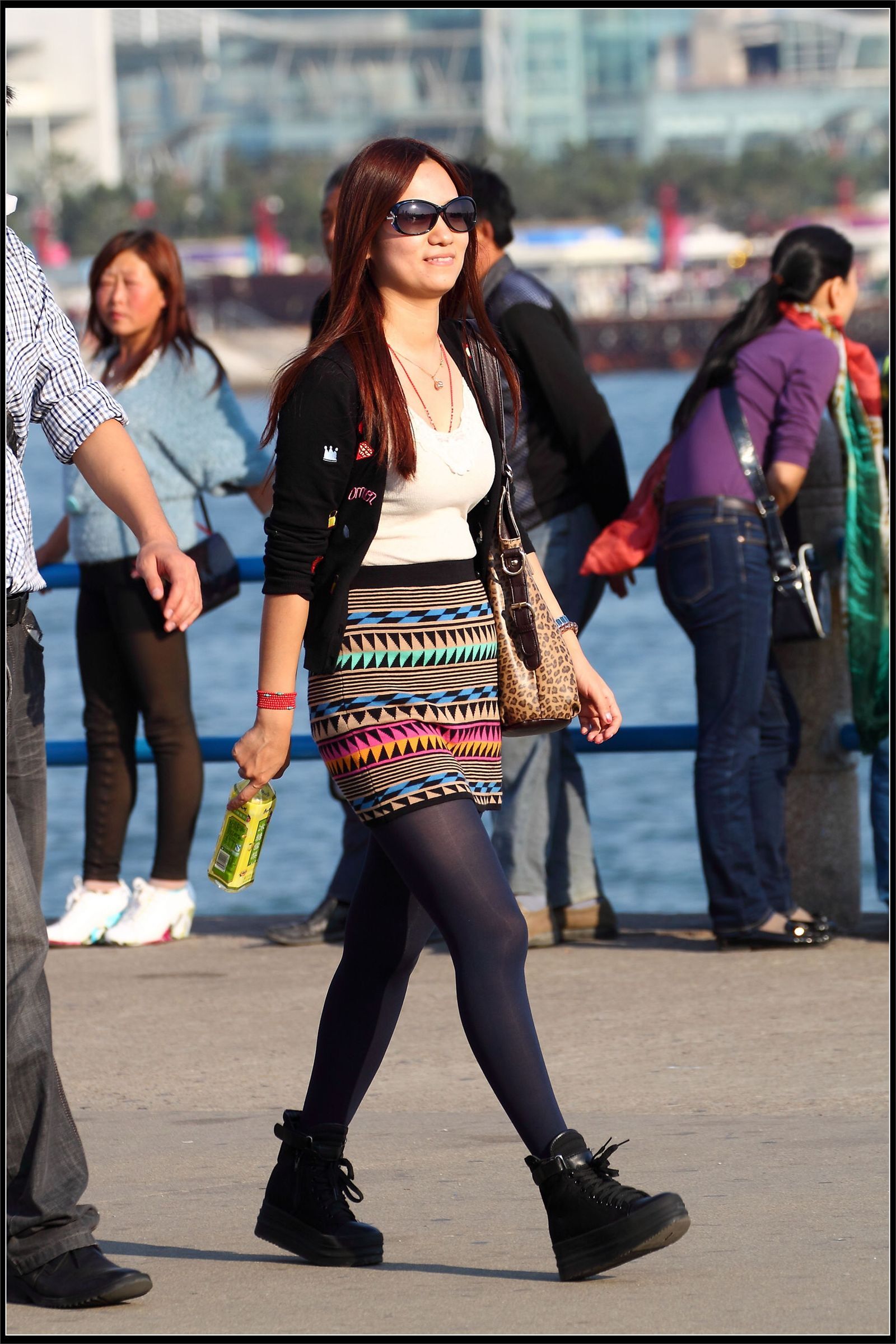 原创街拍丝袜美女041