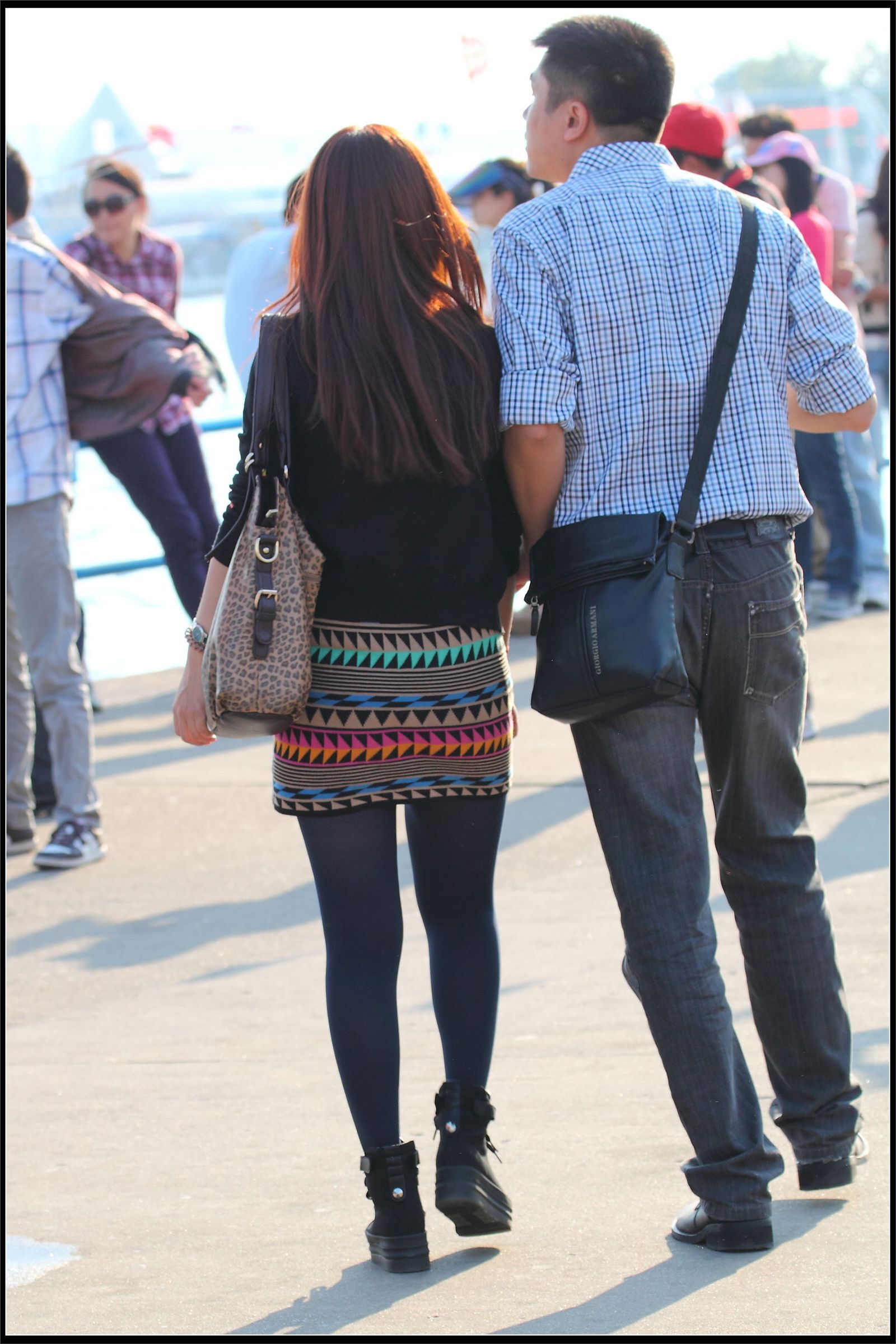 原创街拍丝袜美女041