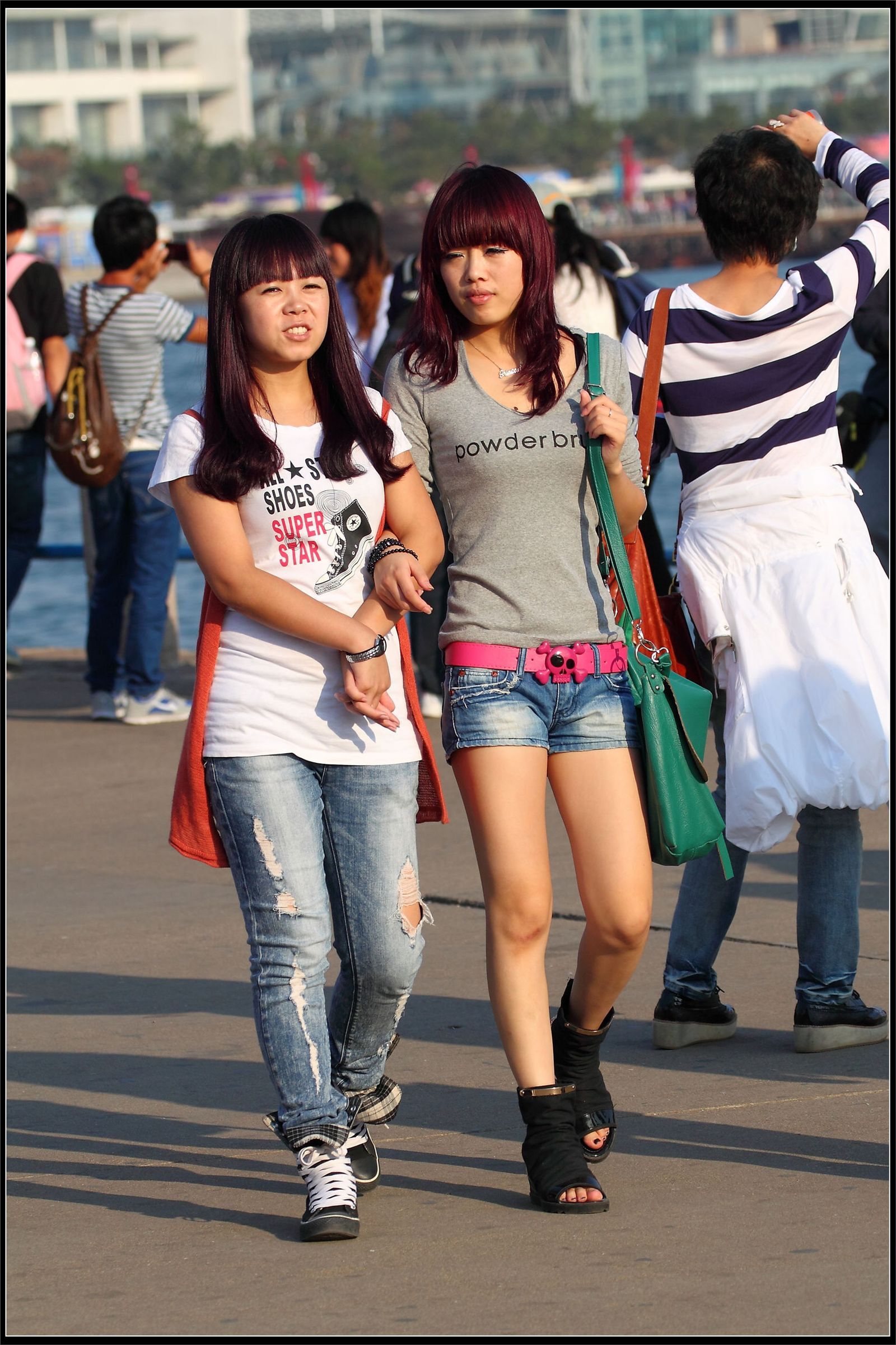 原创街拍丝袜美女041