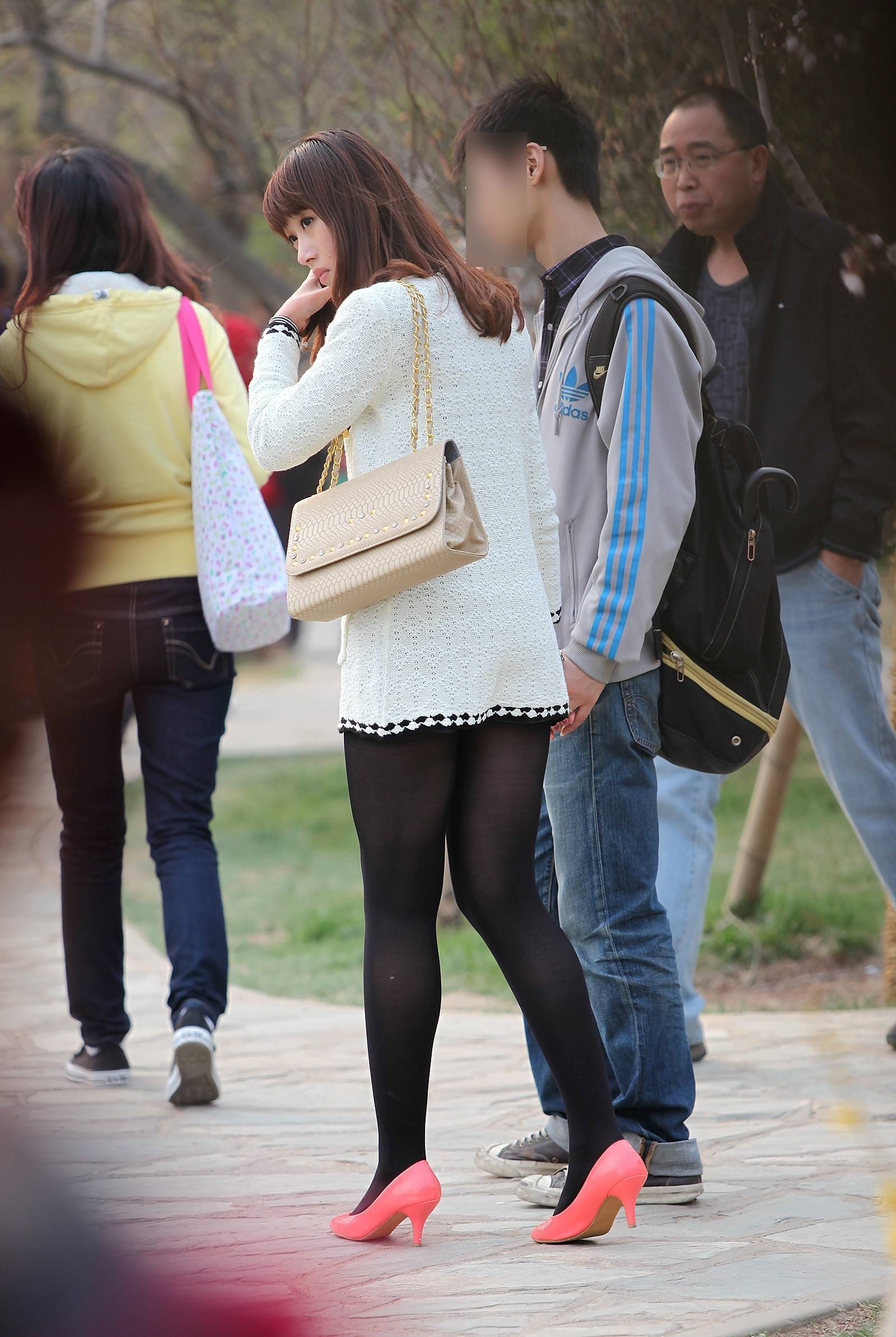 原创街拍丝袜美女041