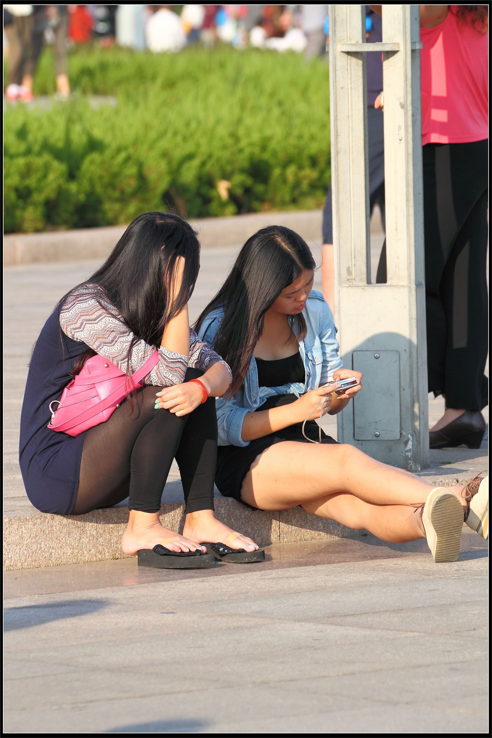 原创街拍丝袜美女041