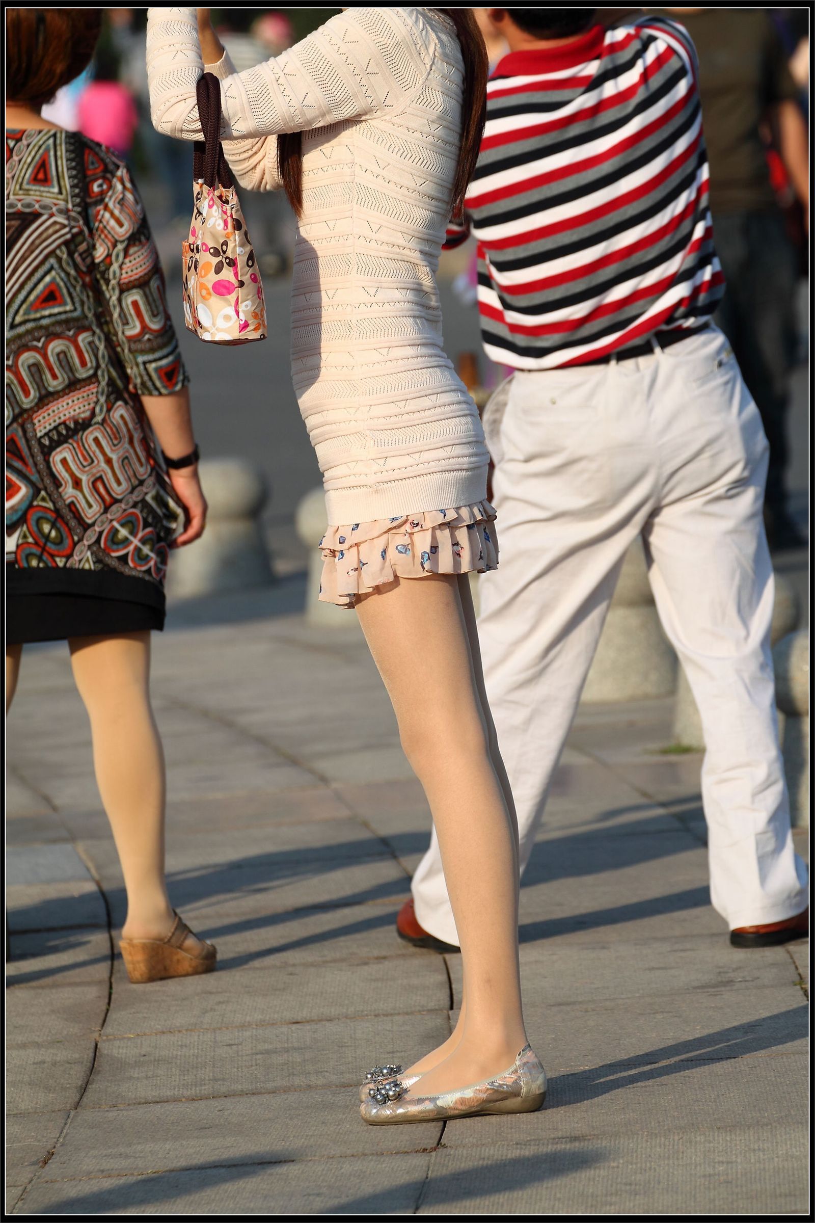 原创街拍丝袜美女041