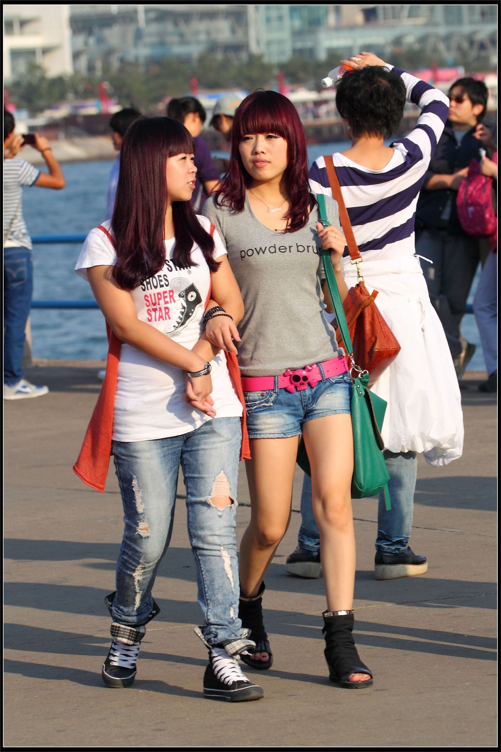 原创街拍丝袜美女041