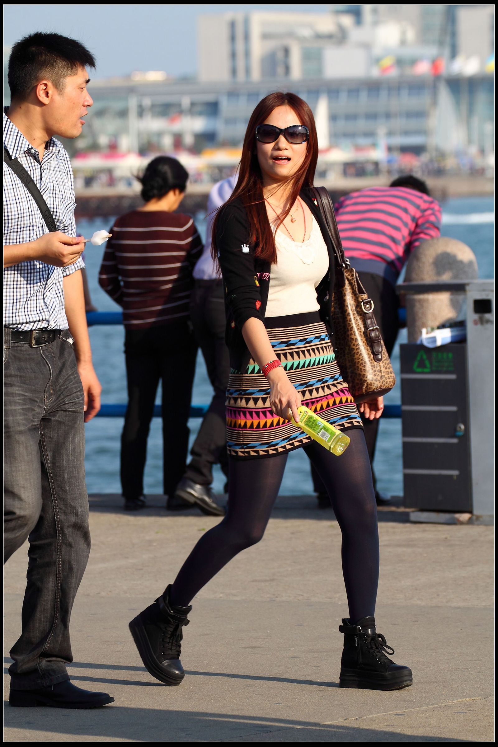 原创街拍丝袜美女041