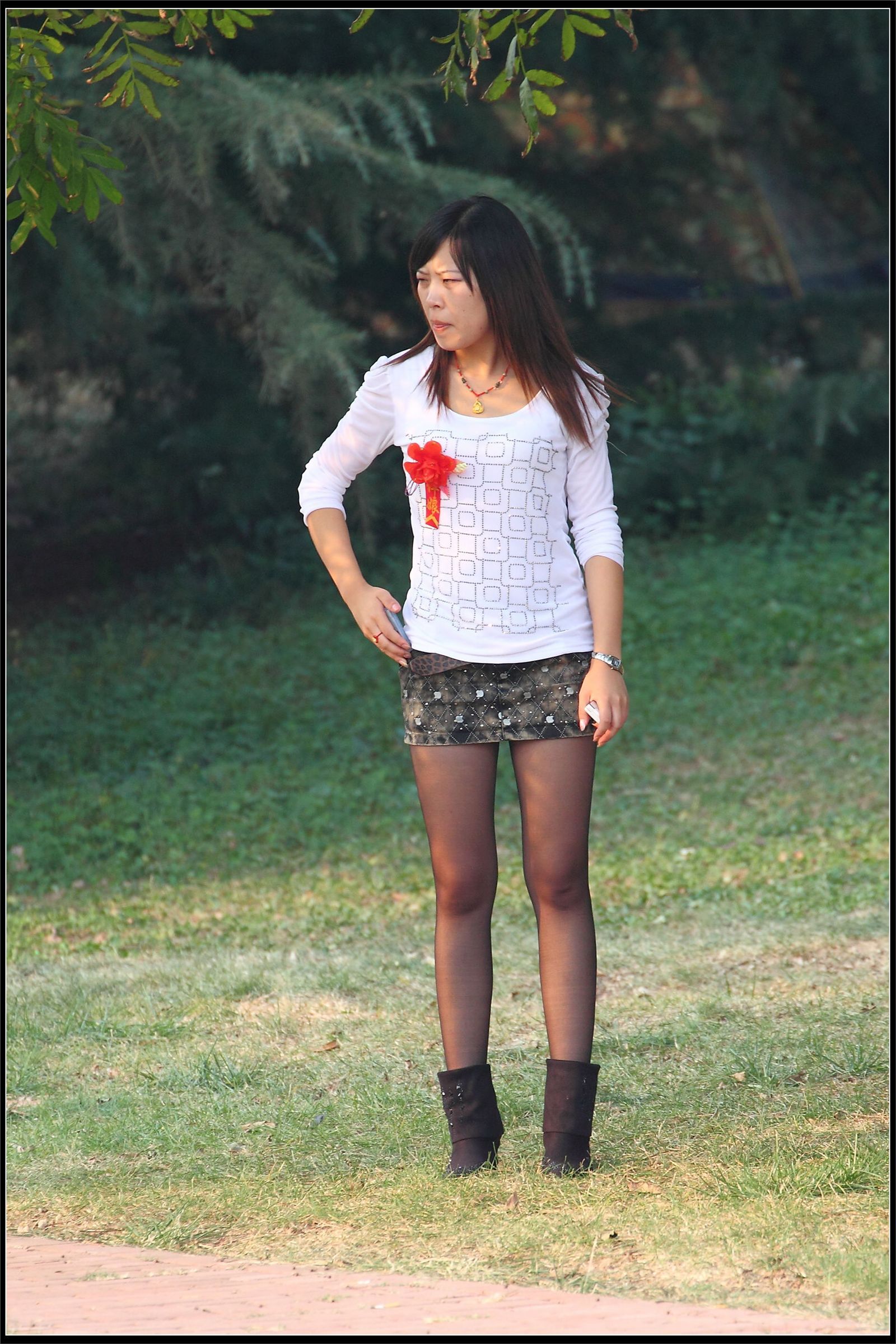 原创街拍丝袜美女042