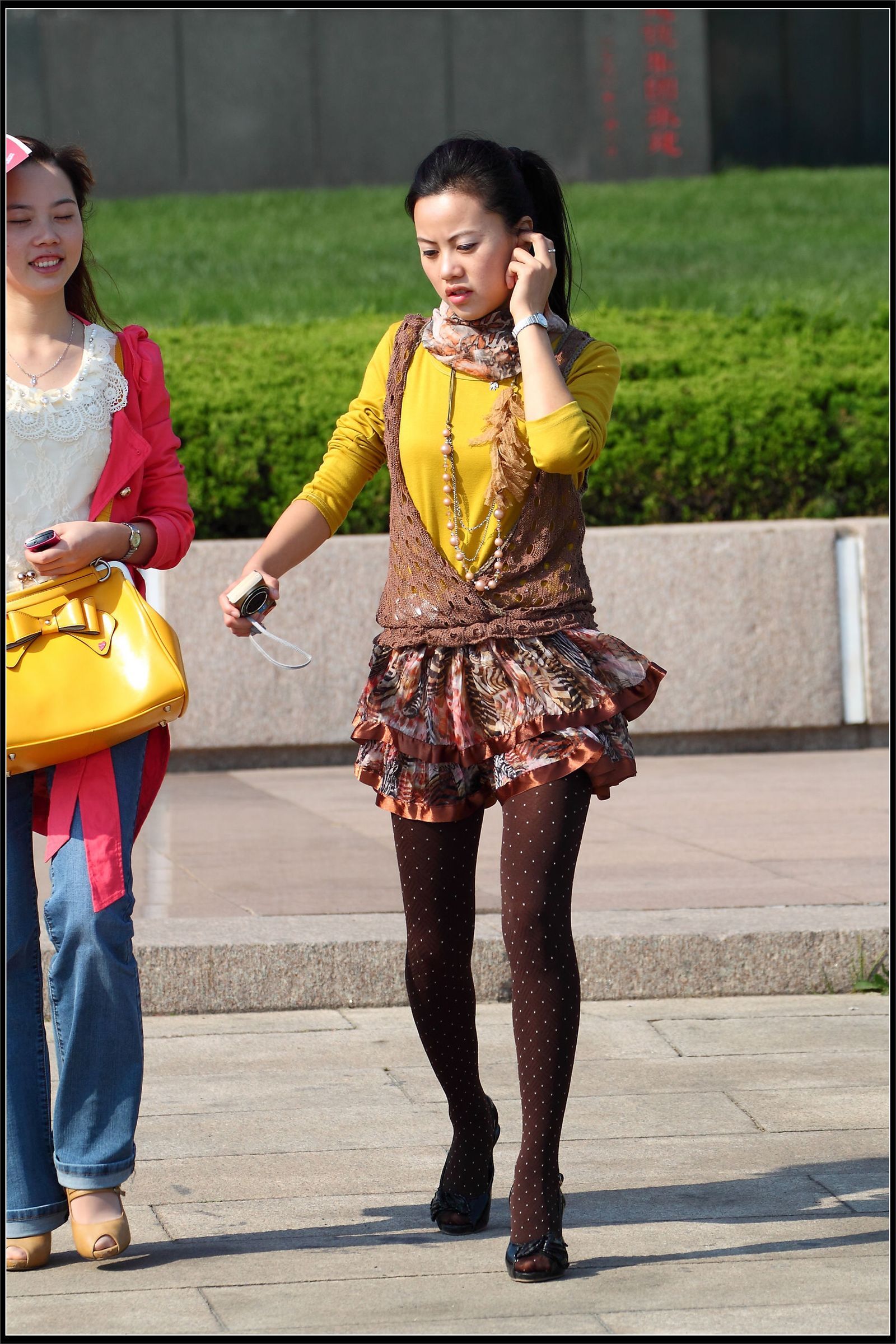 原创街拍丝袜美女042