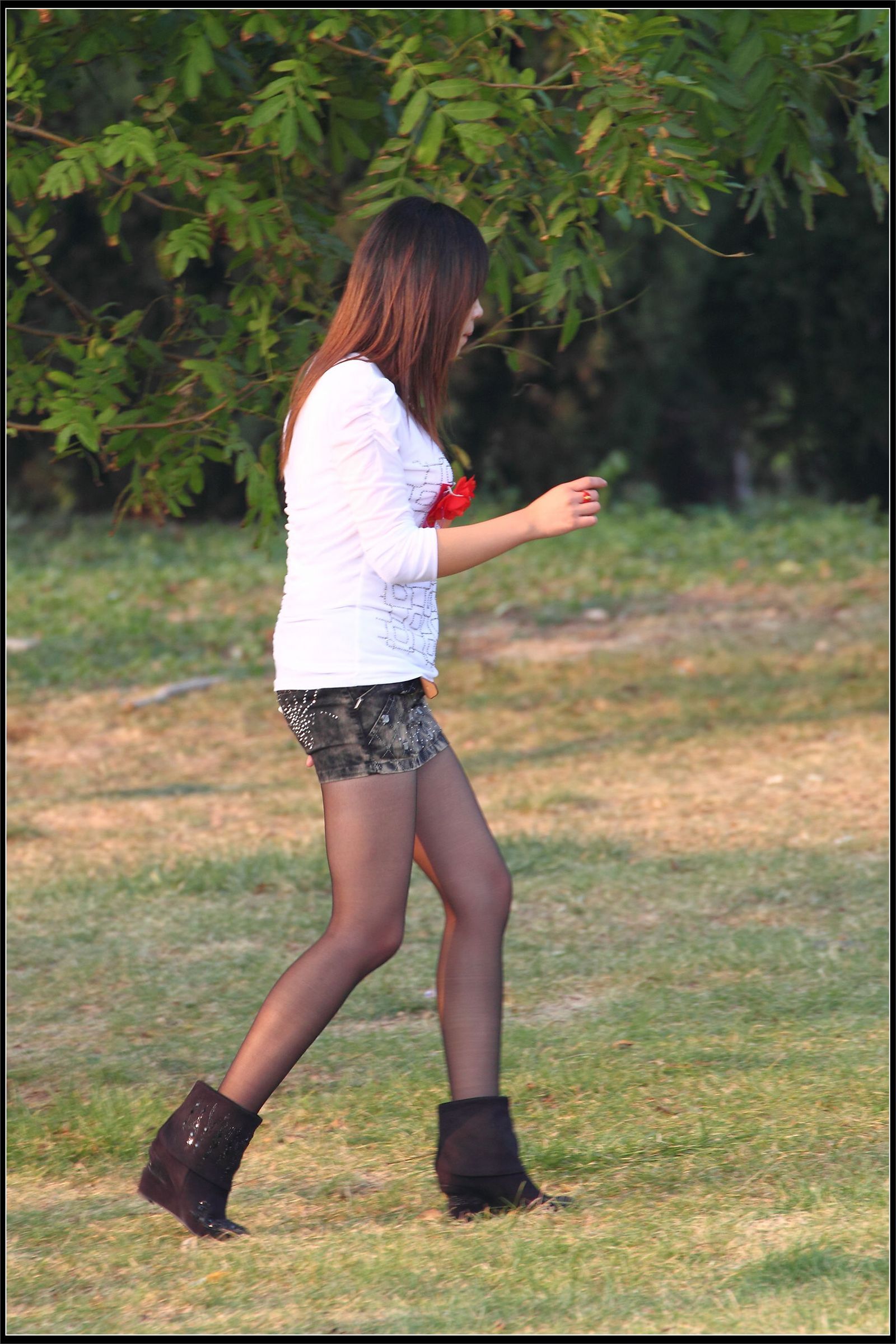 原创街拍丝袜美女042