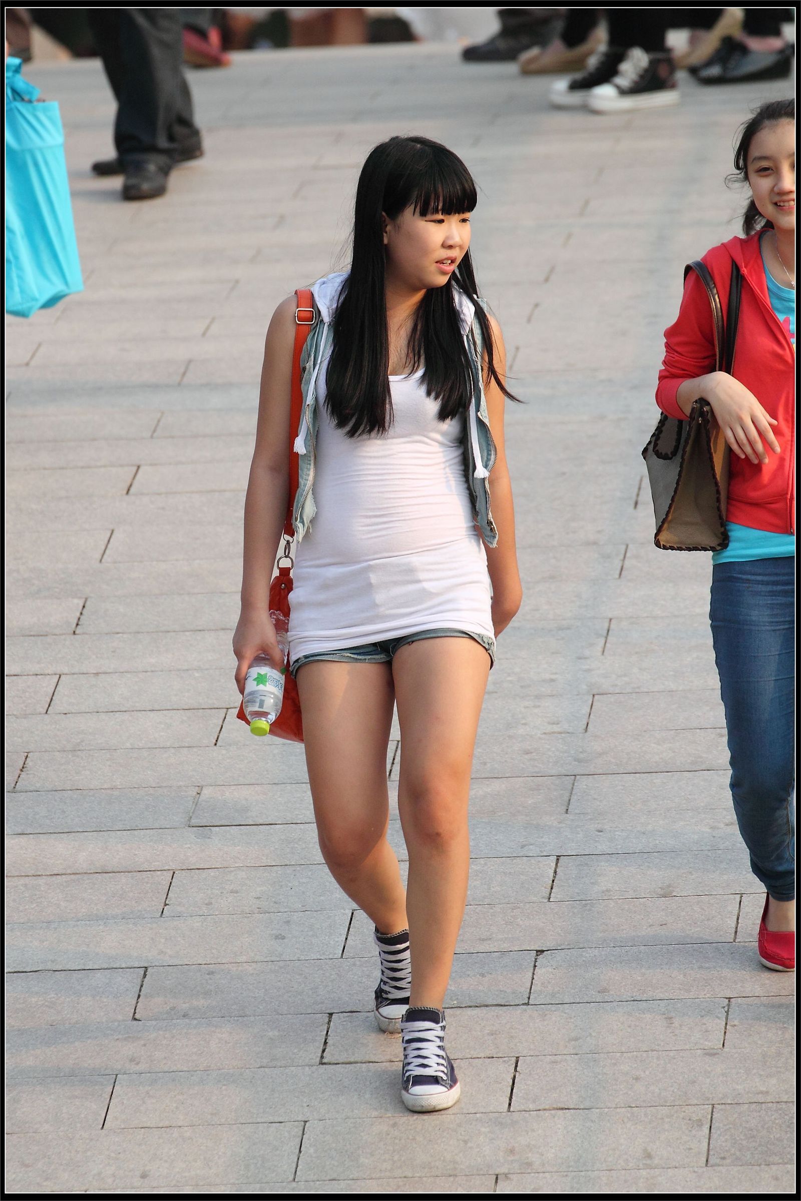 原创街拍丝袜美女042