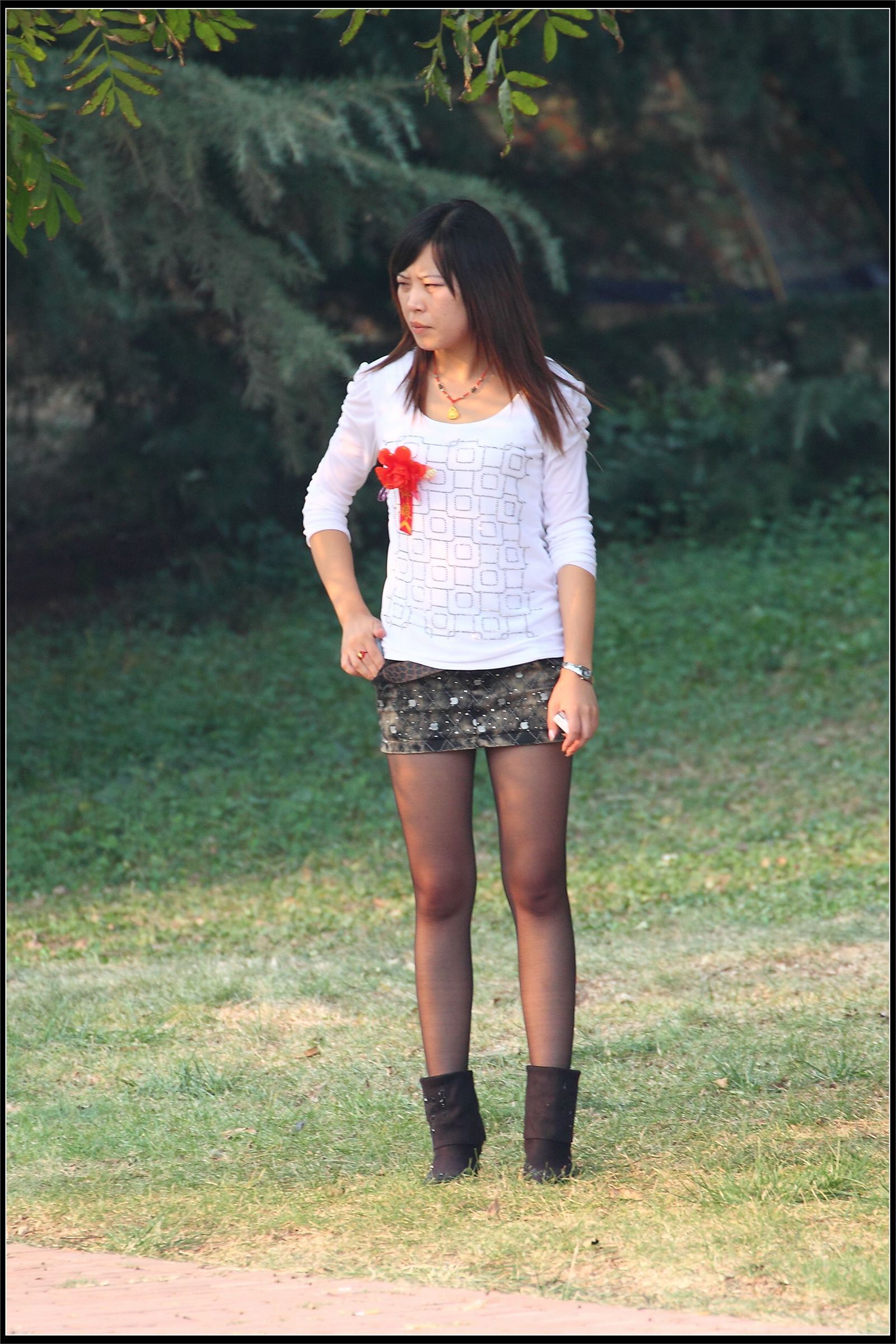 原创街拍丝袜美女042