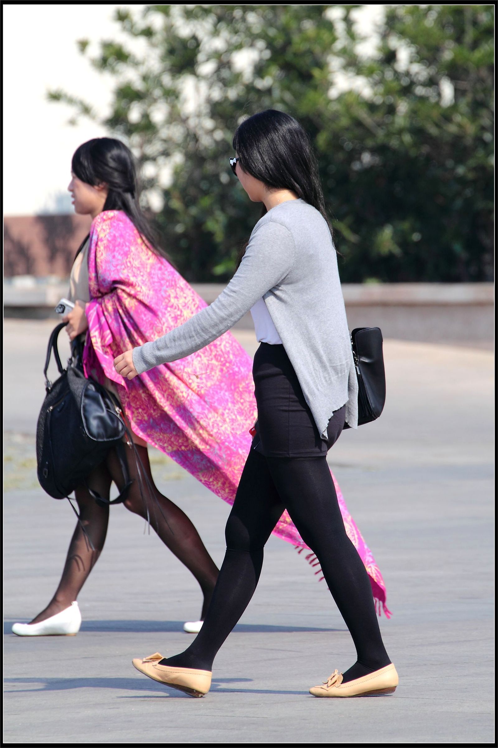 原创街拍丝袜美女042