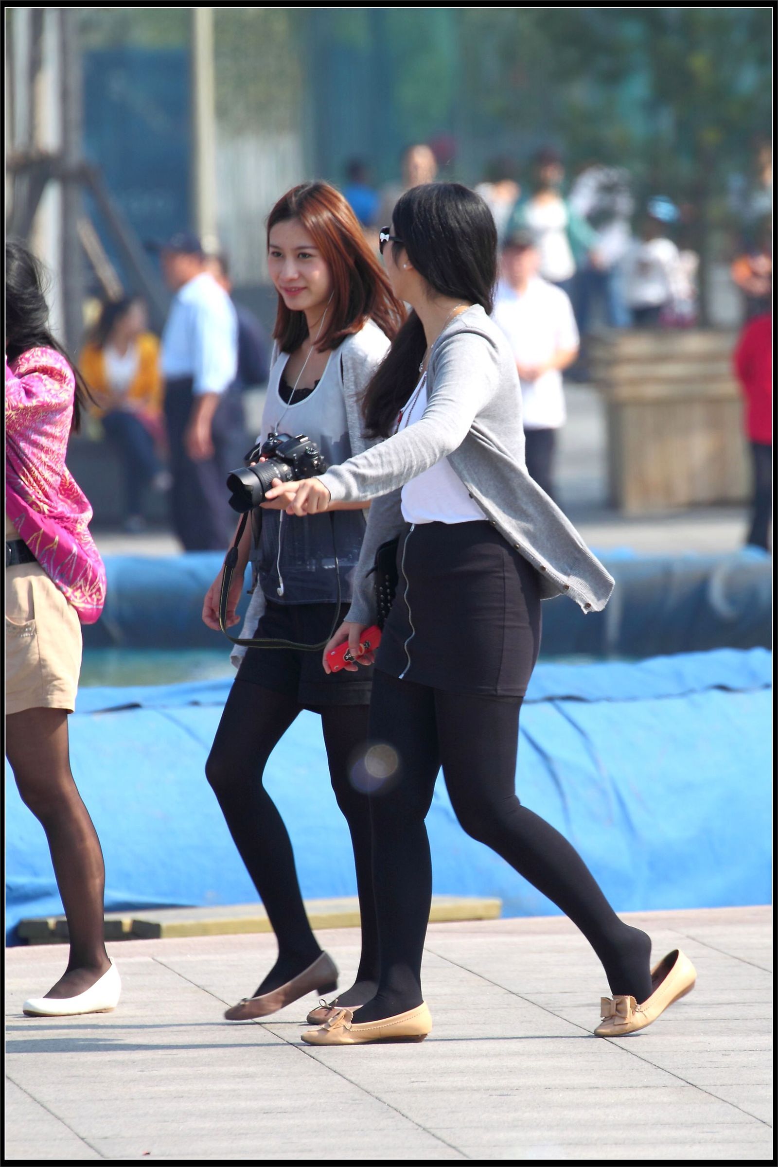 原创街拍丝袜美女042