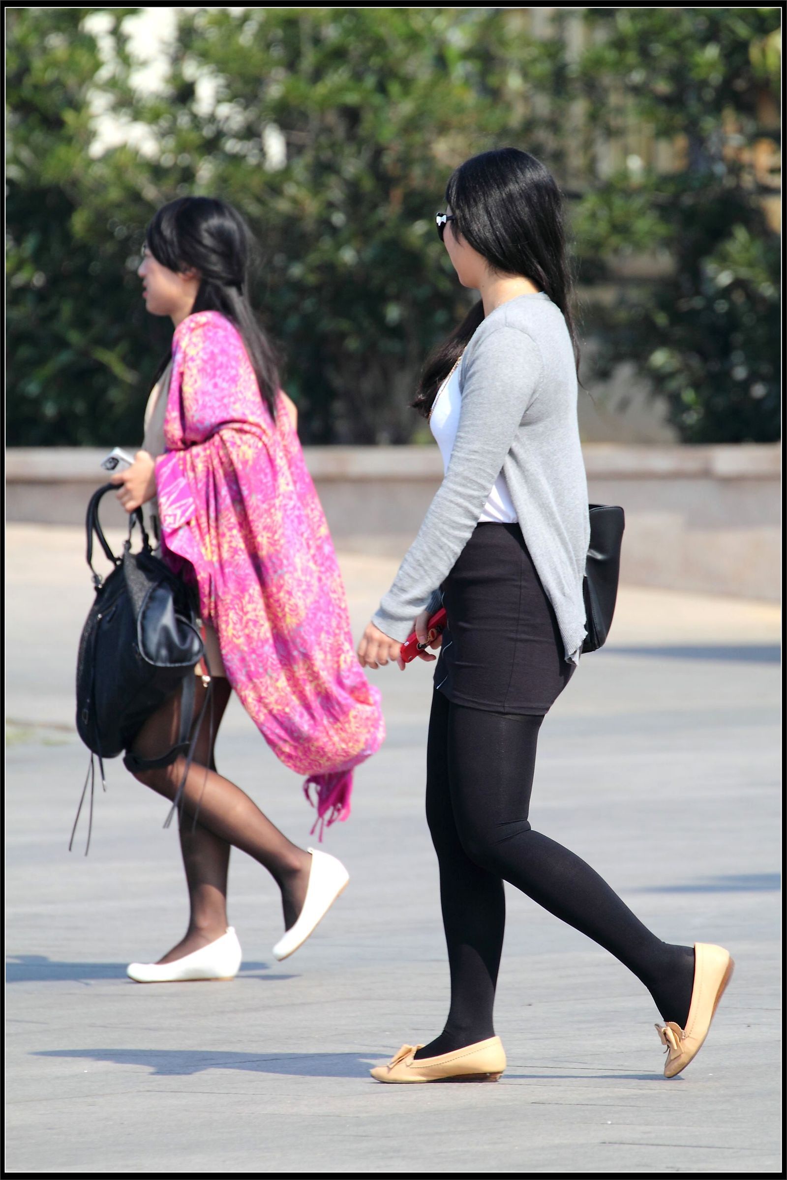 原创街拍丝袜美女042