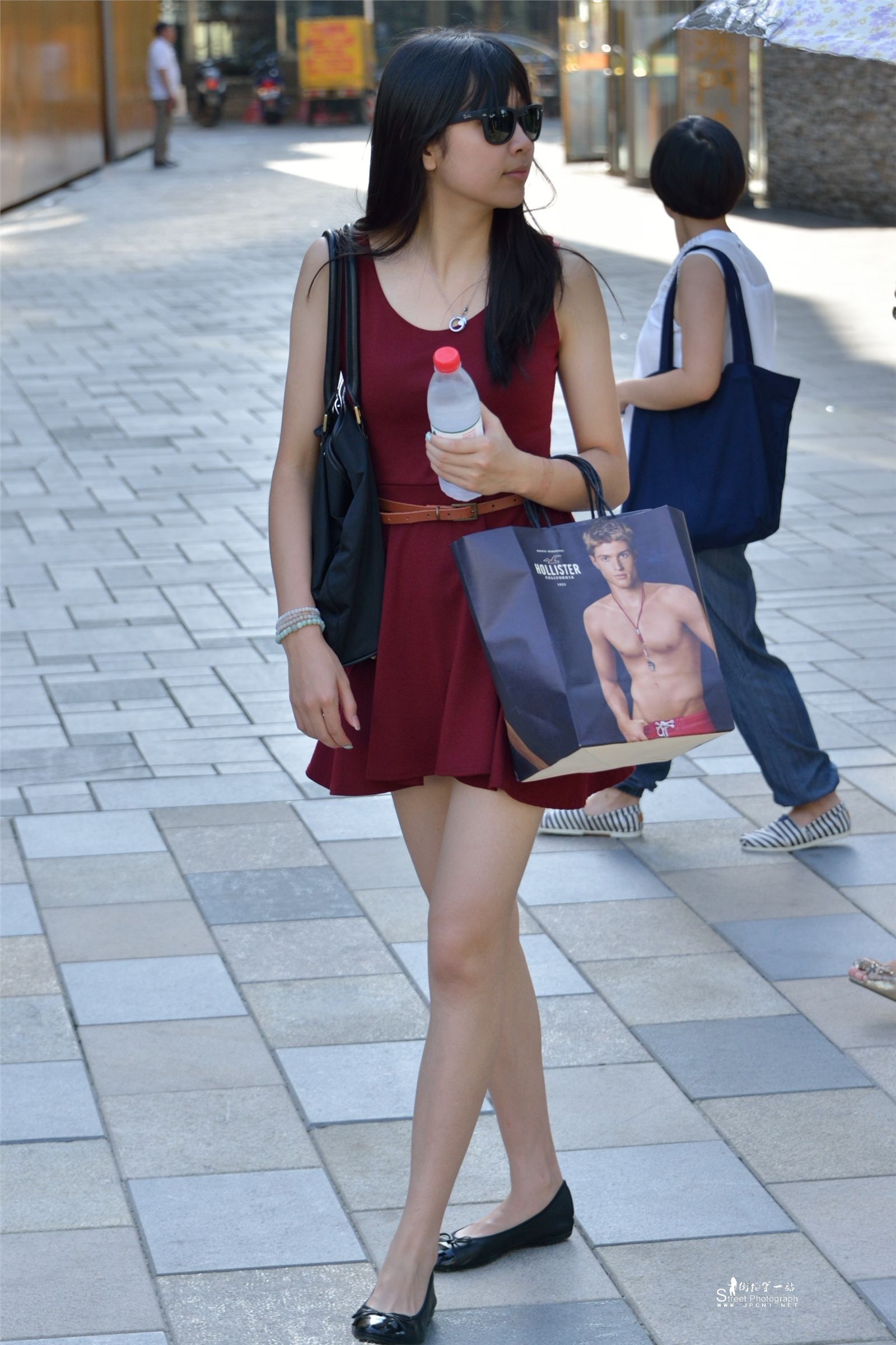 原创街拍丝袜美女043