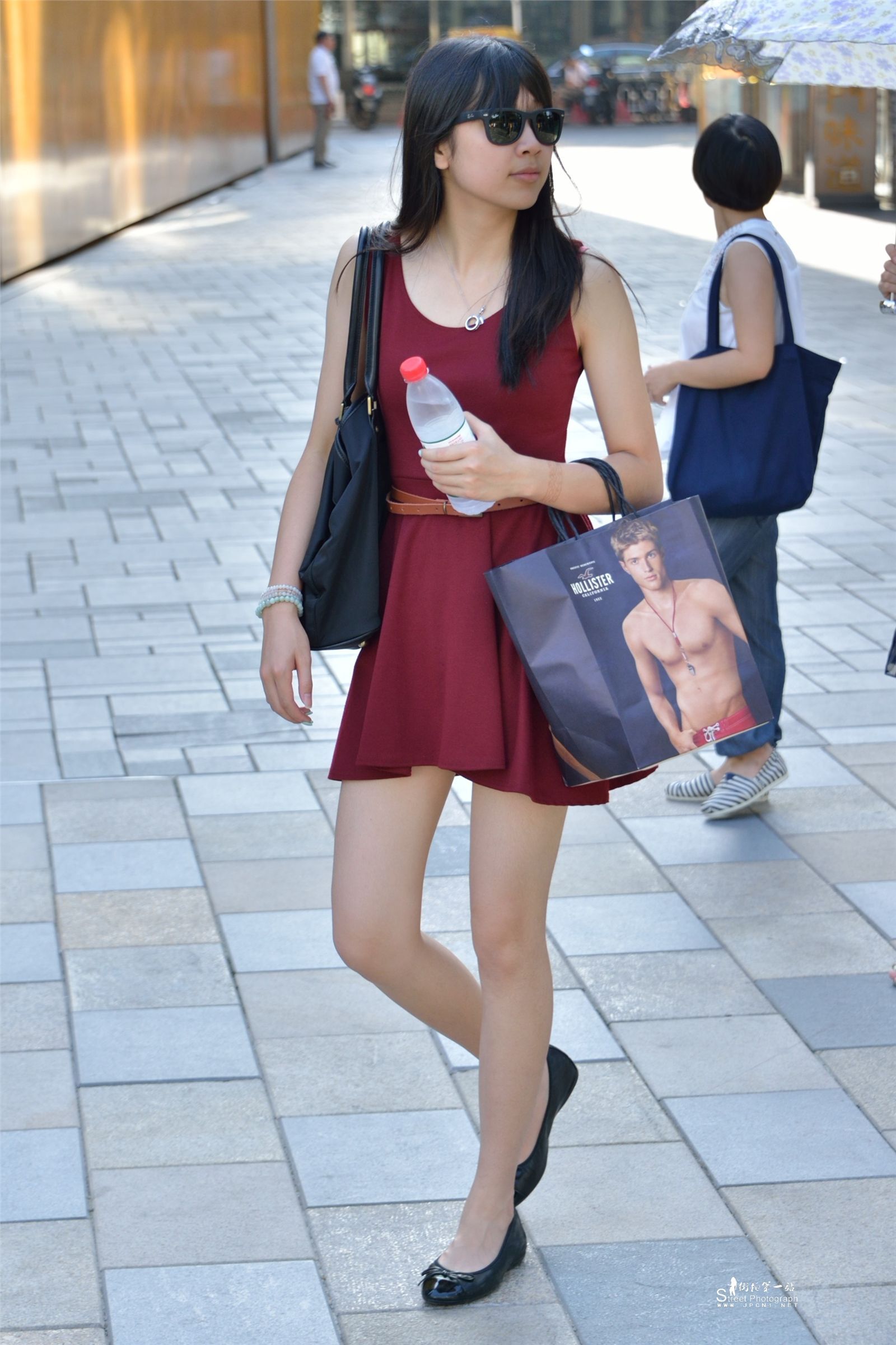 原创街拍丝袜美女043