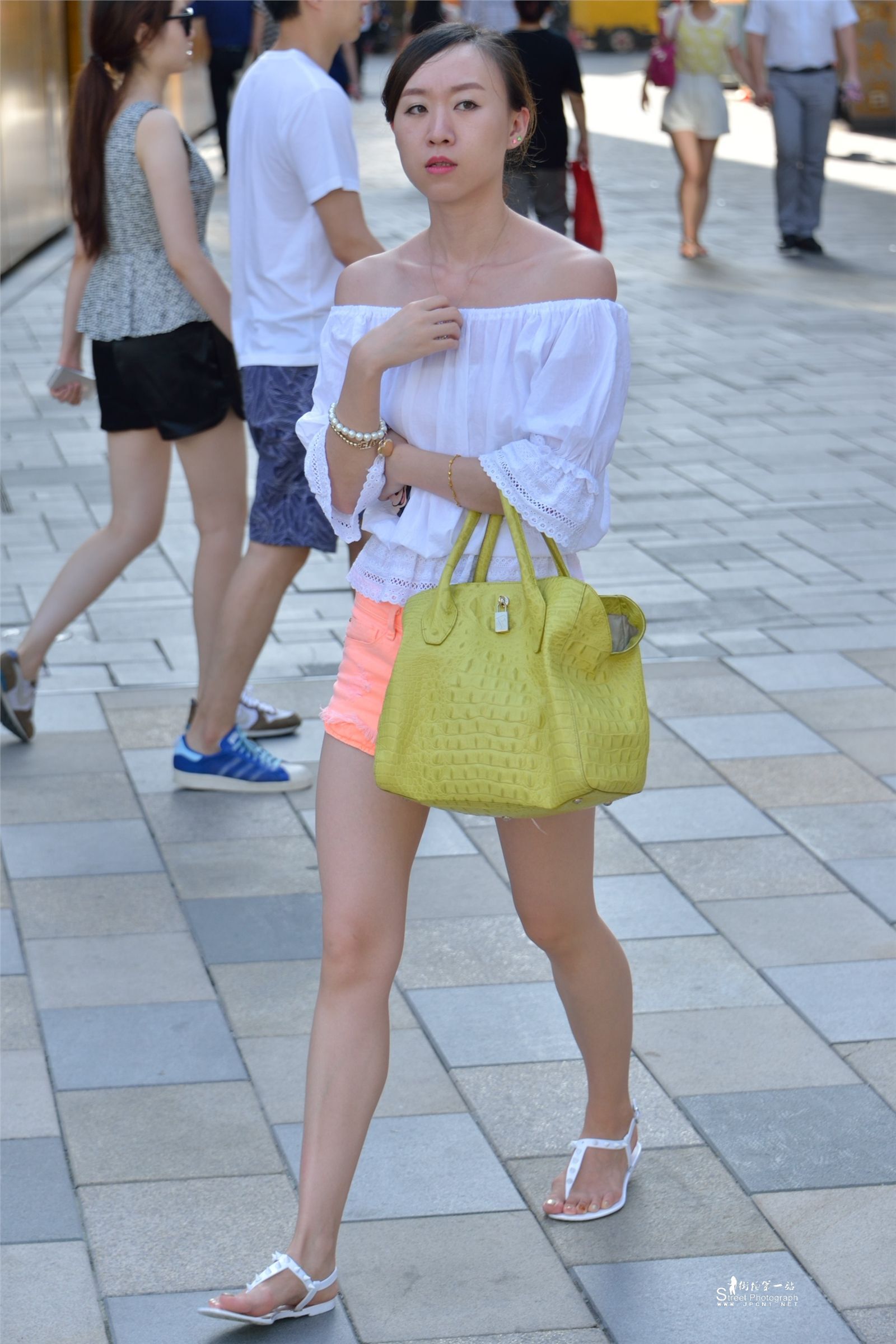 原创街拍丝袜美女043