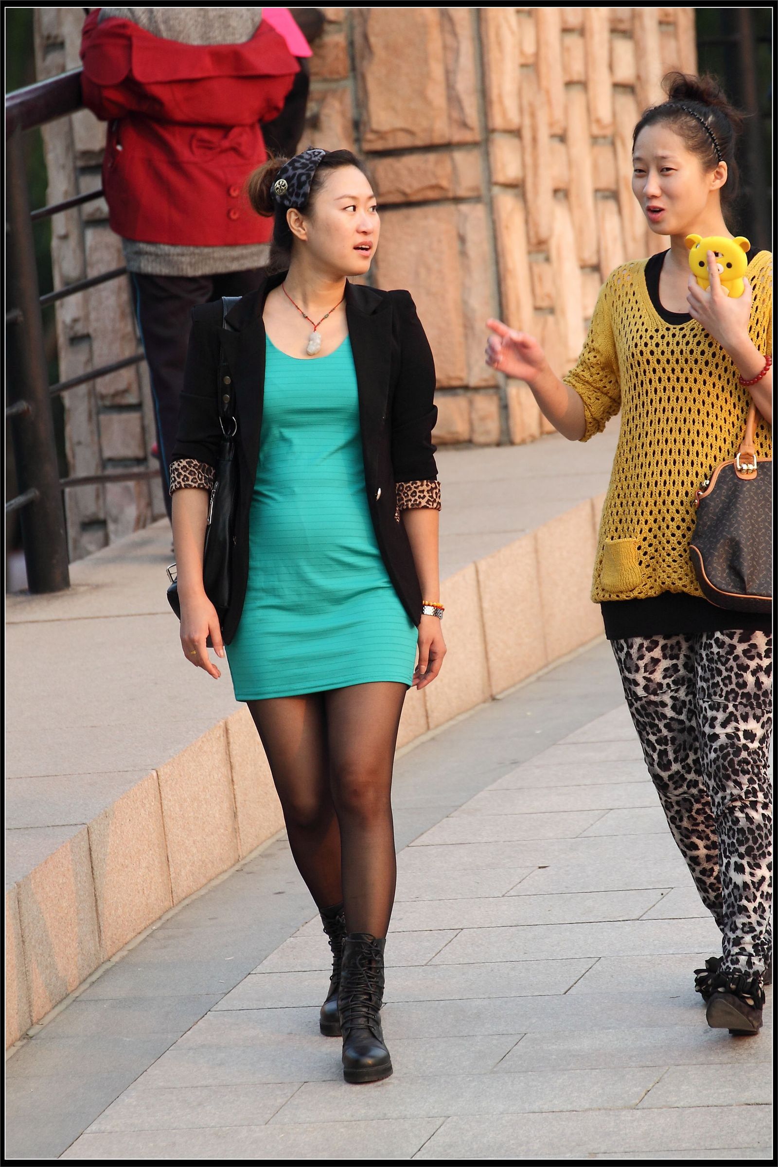 原创街拍丝袜美女043