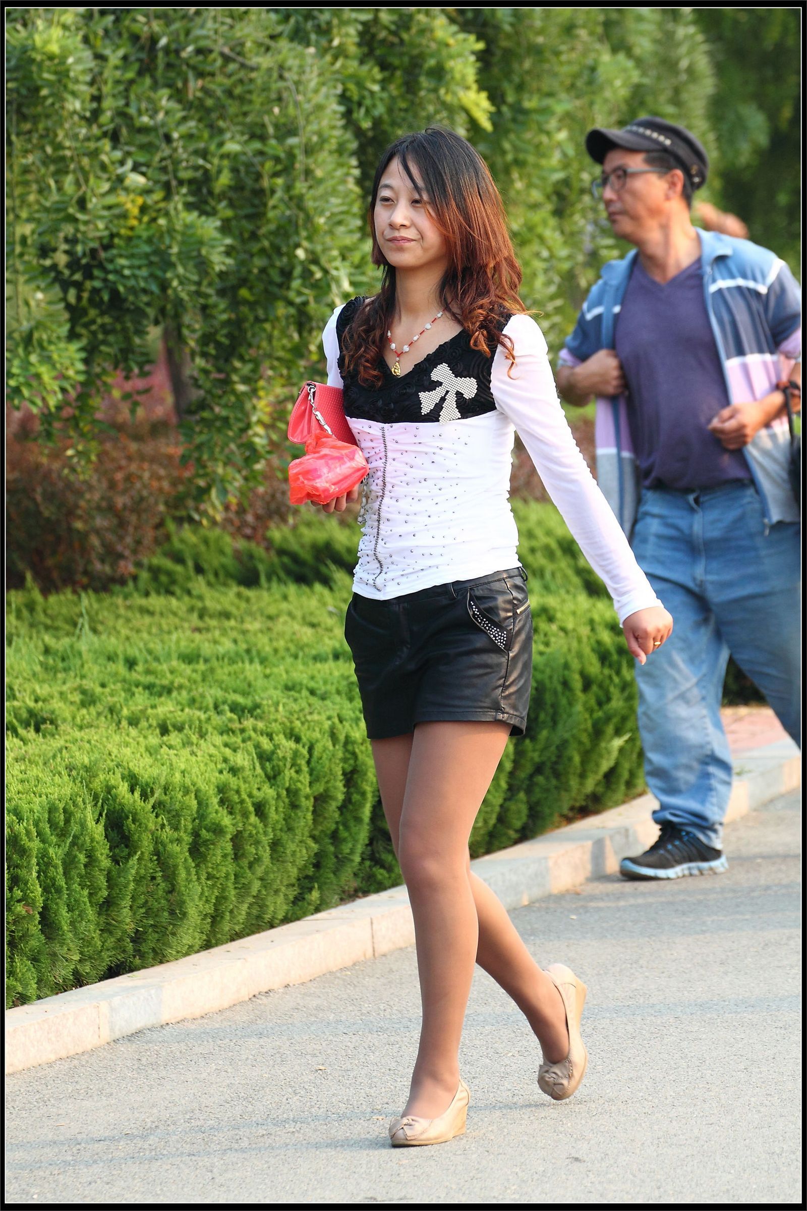 原创街拍丝袜美女043