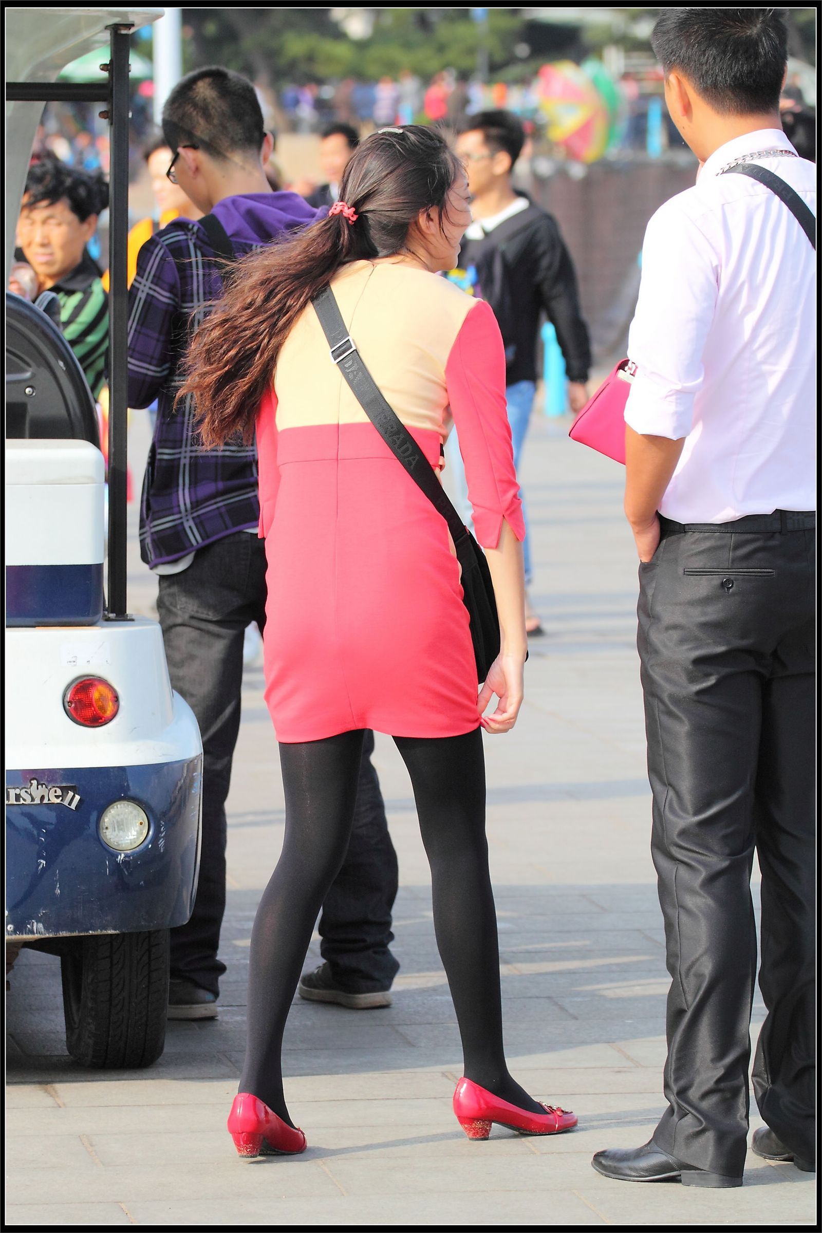 原创街拍丝袜美女043