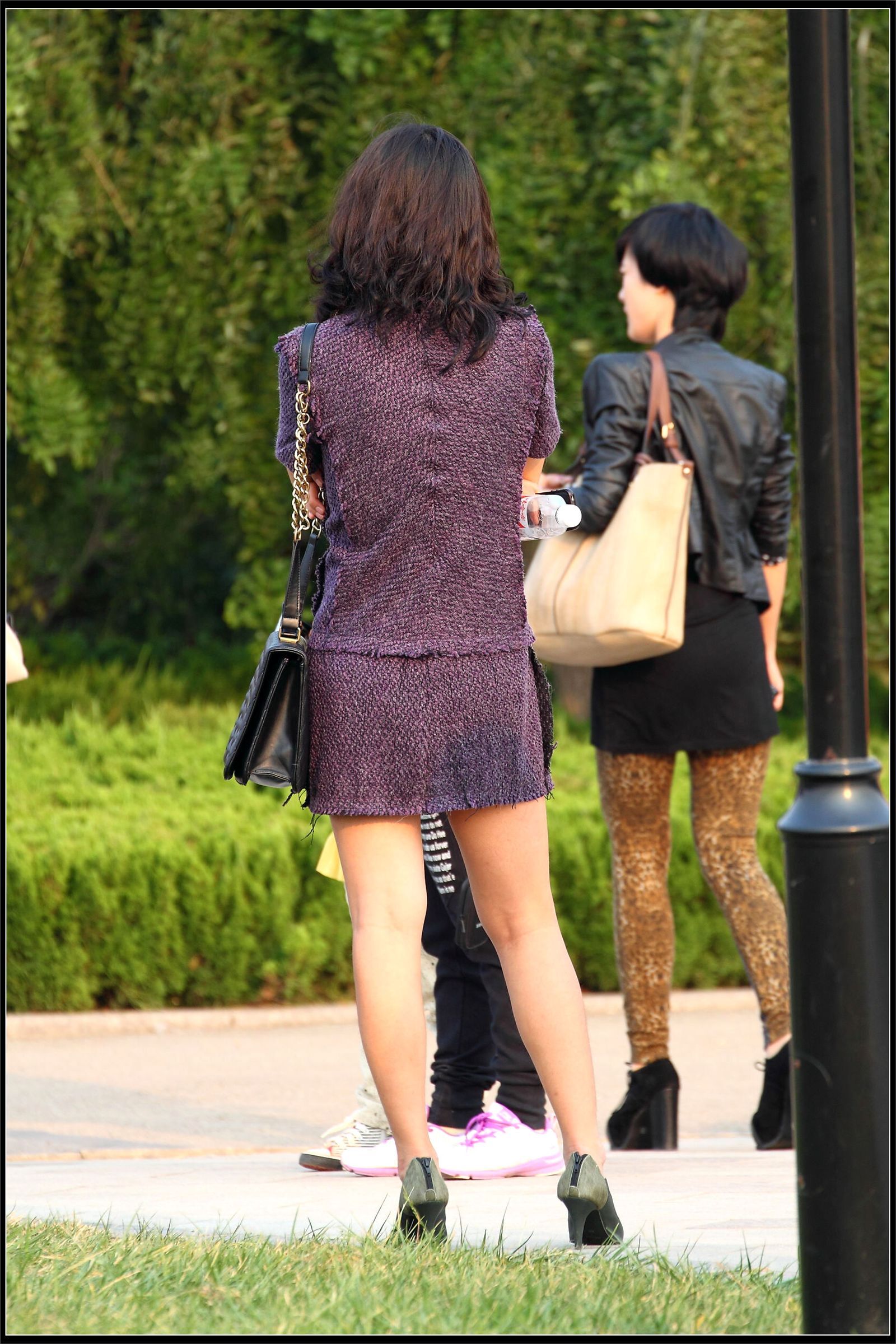 原创街拍丝袜美女043