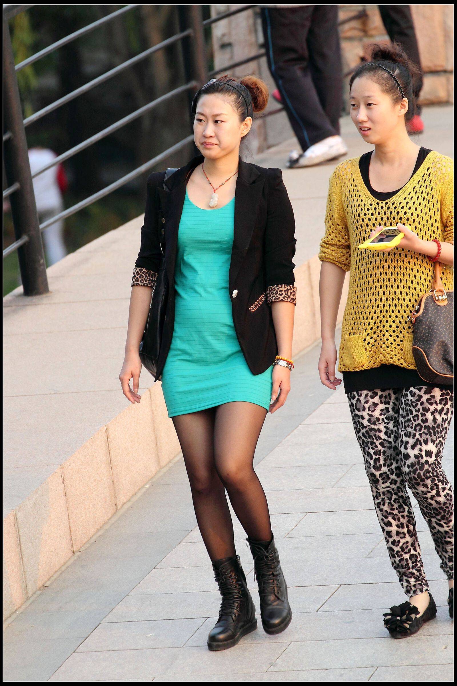 原创街拍丝袜美女043