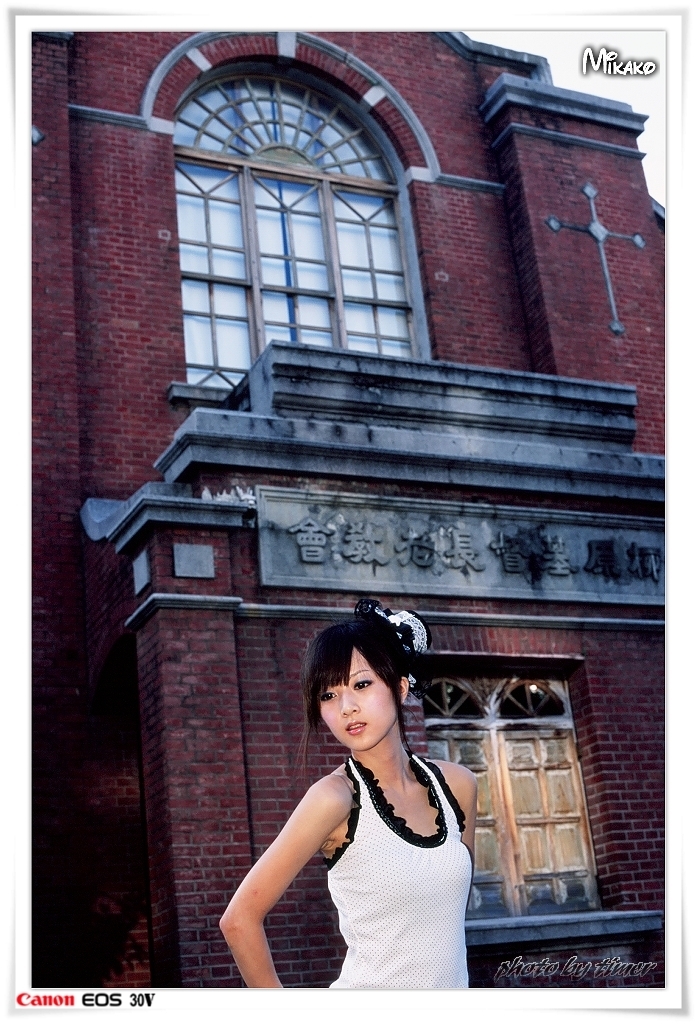 台湾妹子 果子@台中公園外拍