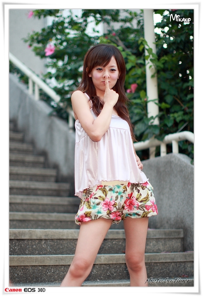 台湾妹子 果子@台中公園外拍