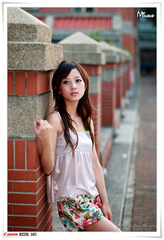 台湾妹子 果子@台中公園外拍