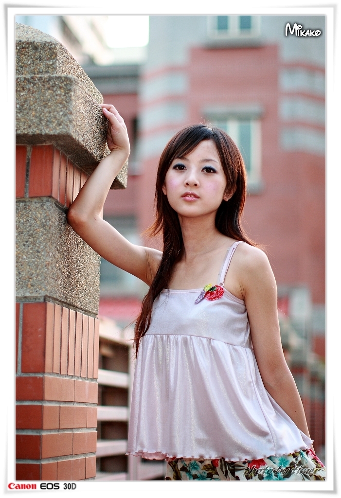 台湾妹子 果子@台中公園外拍