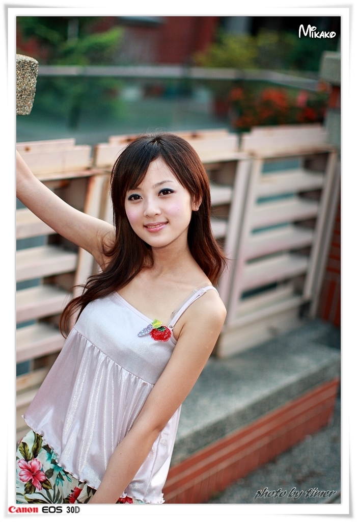 台湾妹子 果子@台中公園外拍